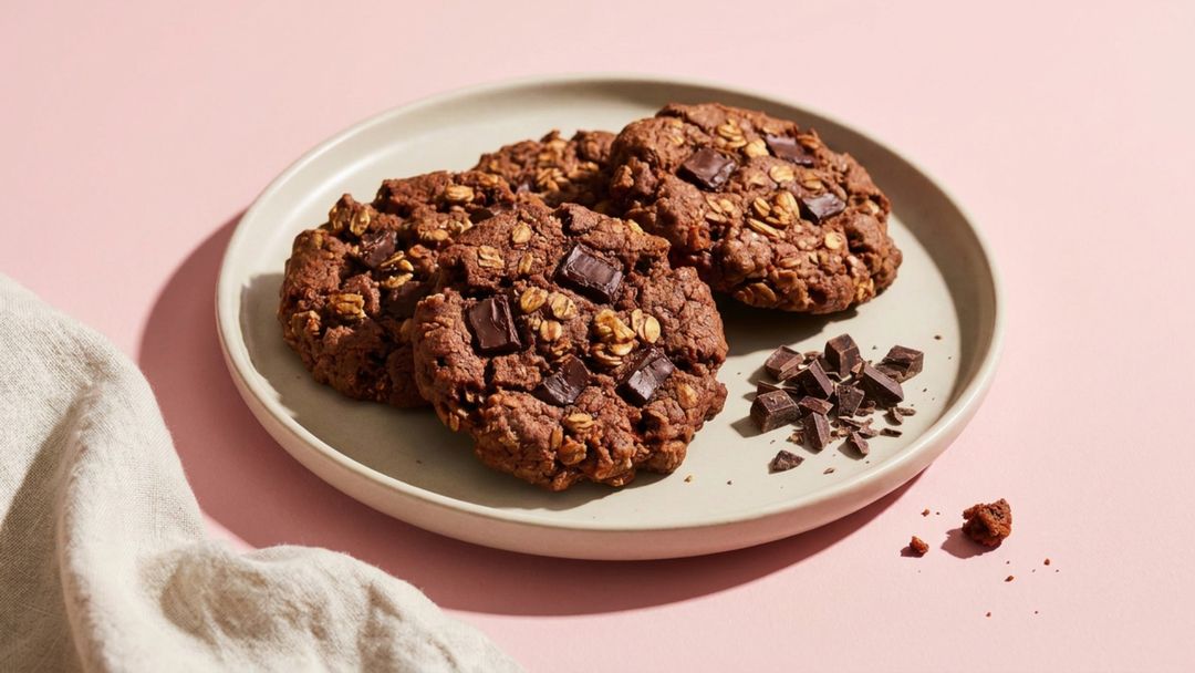 Schoko-Müsli-Kekse: ein knuspriges Frühstück aus dem Ofen