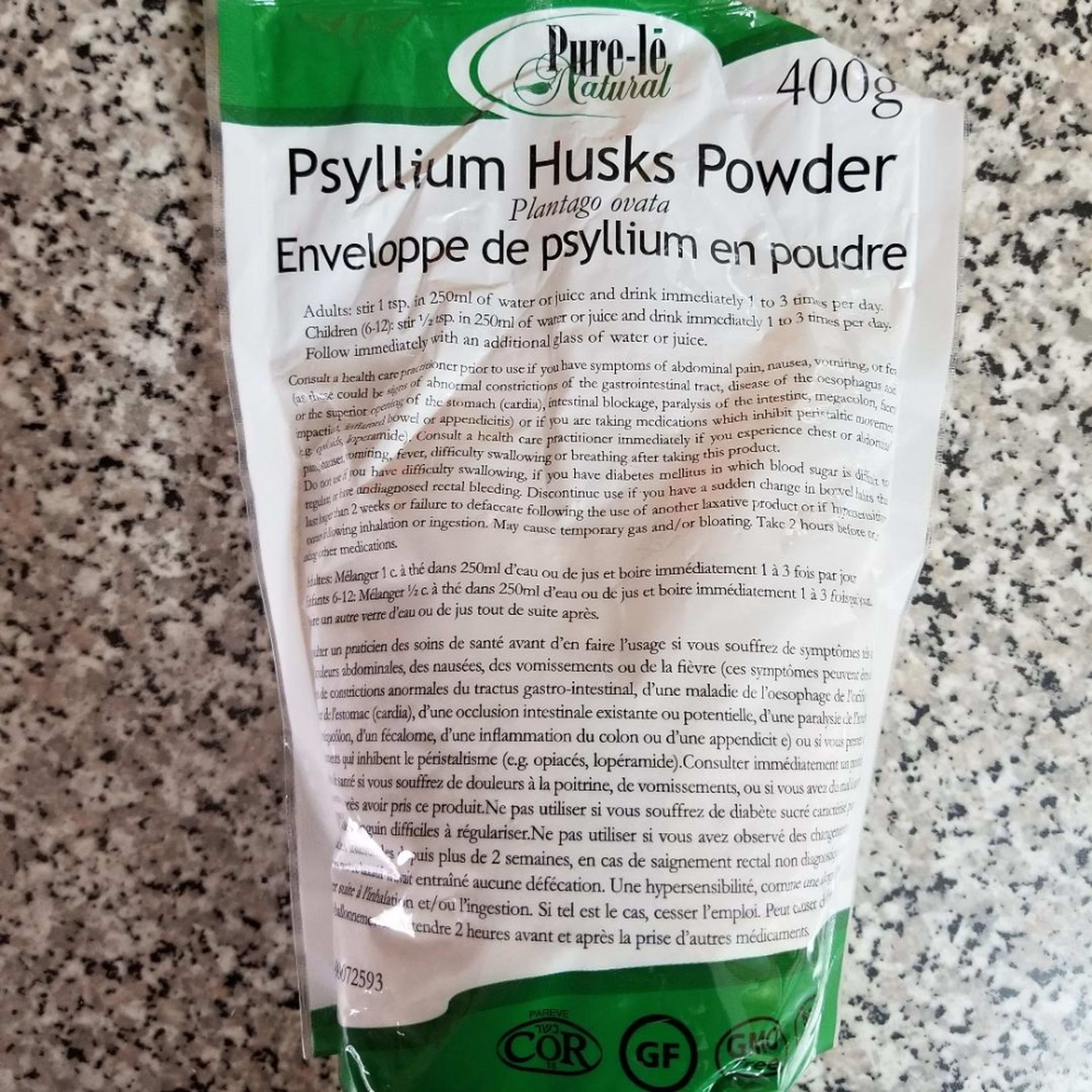 Add 30g psyllium husk powder. Available at Loblaws.