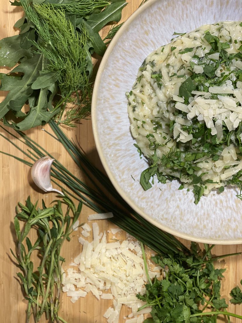 Kräuter Risotto aus dem Cookit