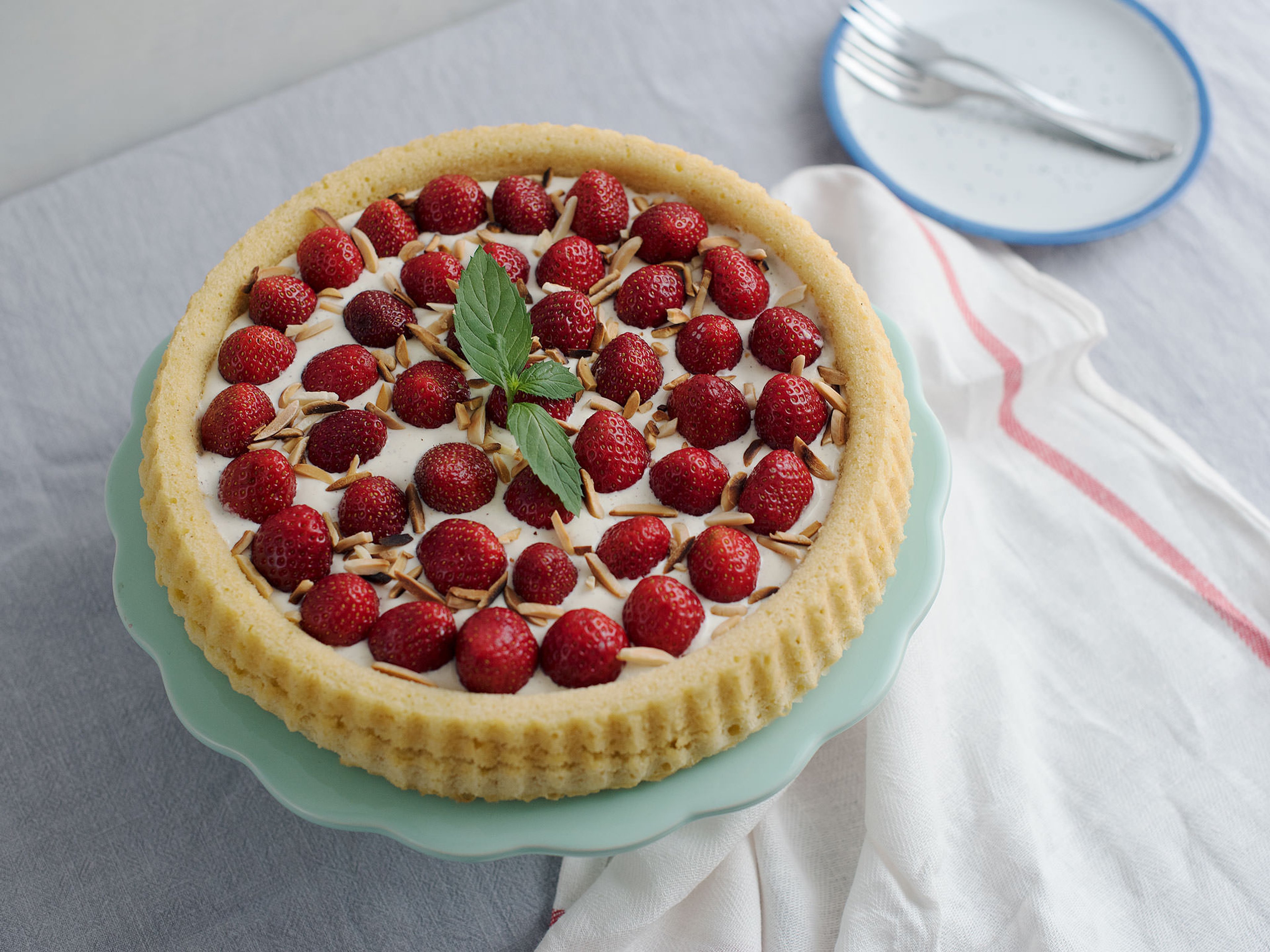 German strawberry cake