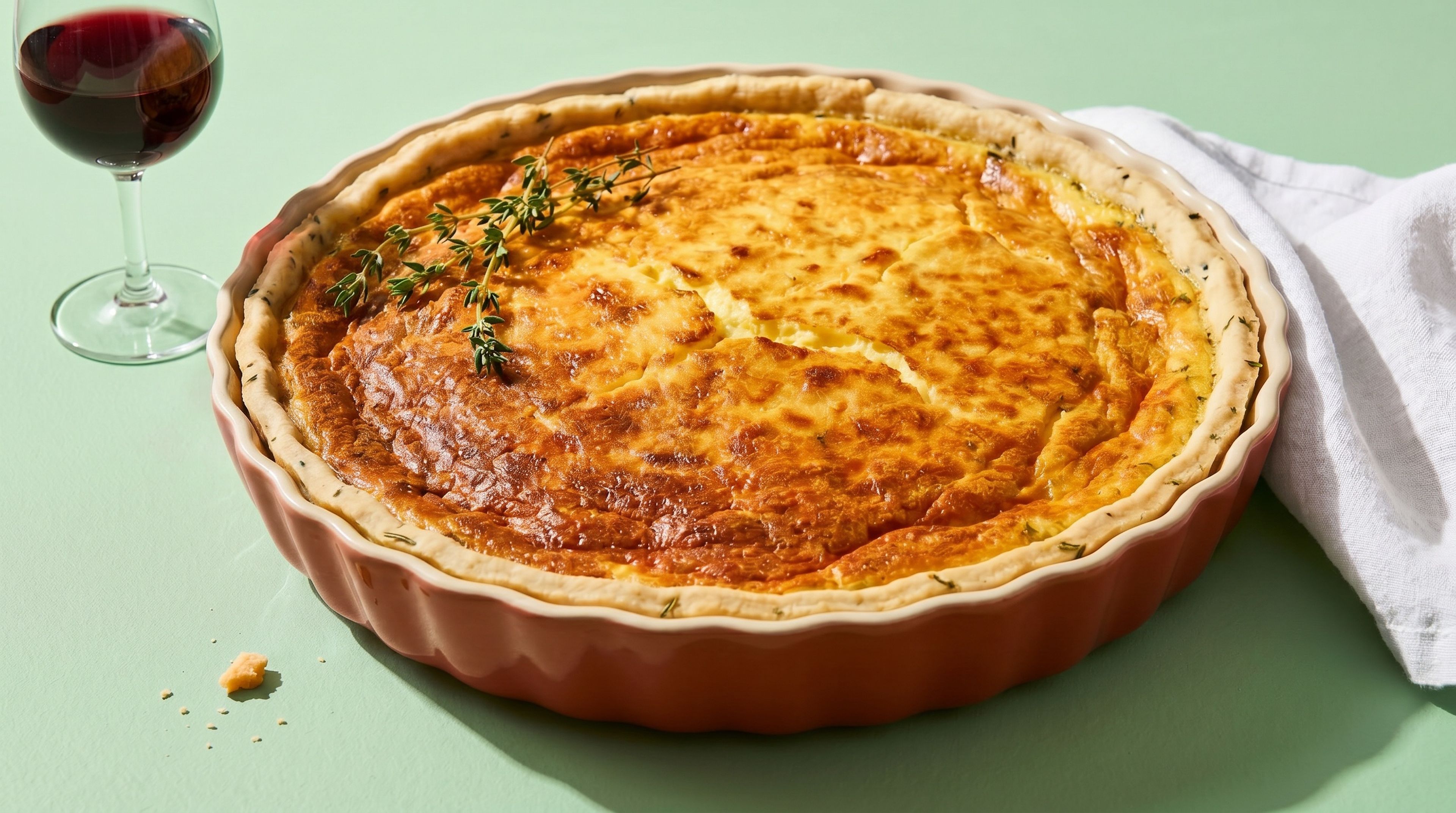 Parmesan, Ricotta, Kräuter und ein knuspriger Mürbeteig: ein Schmaus zum Teilen