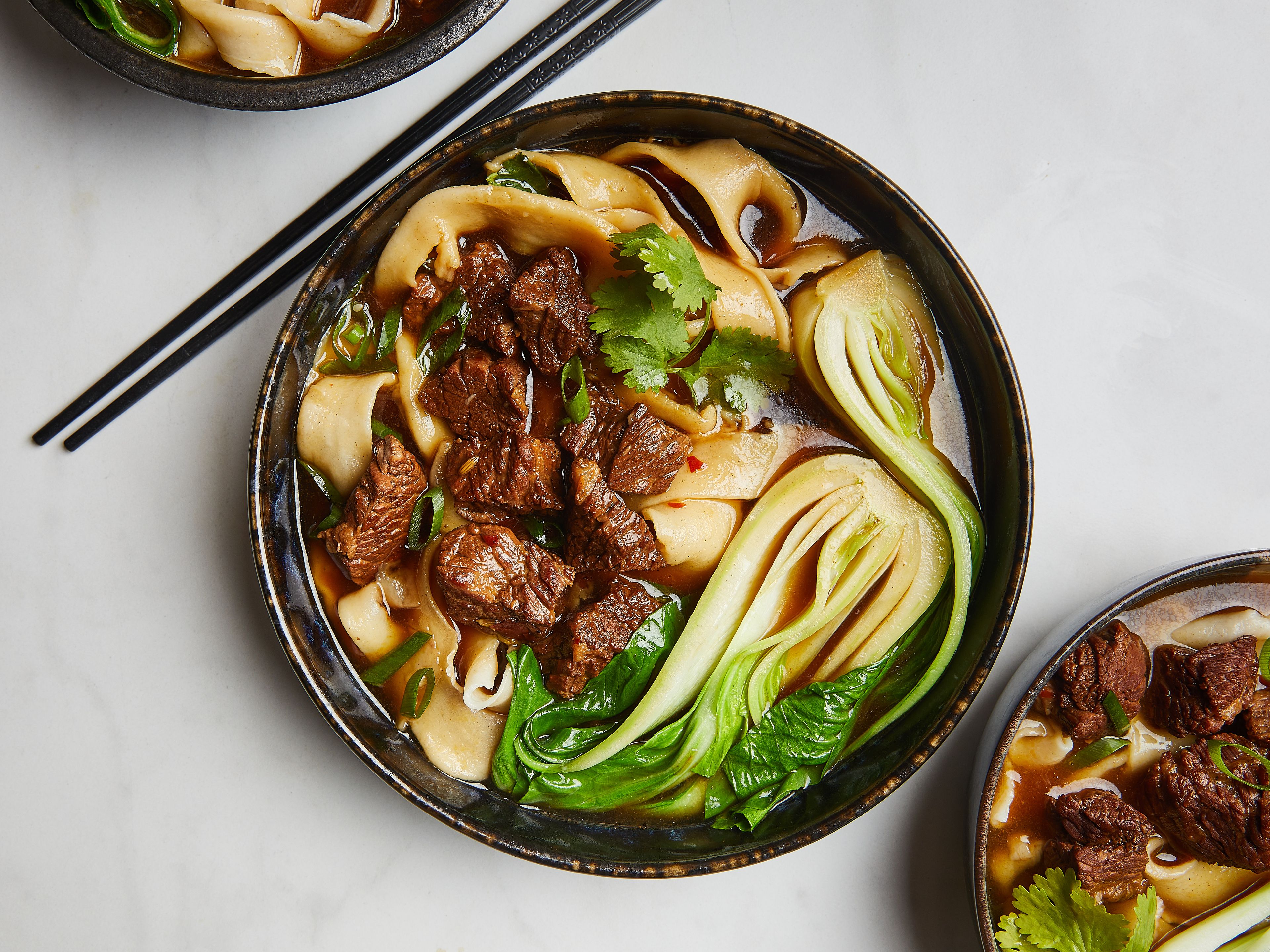 Braised beef noodle soup