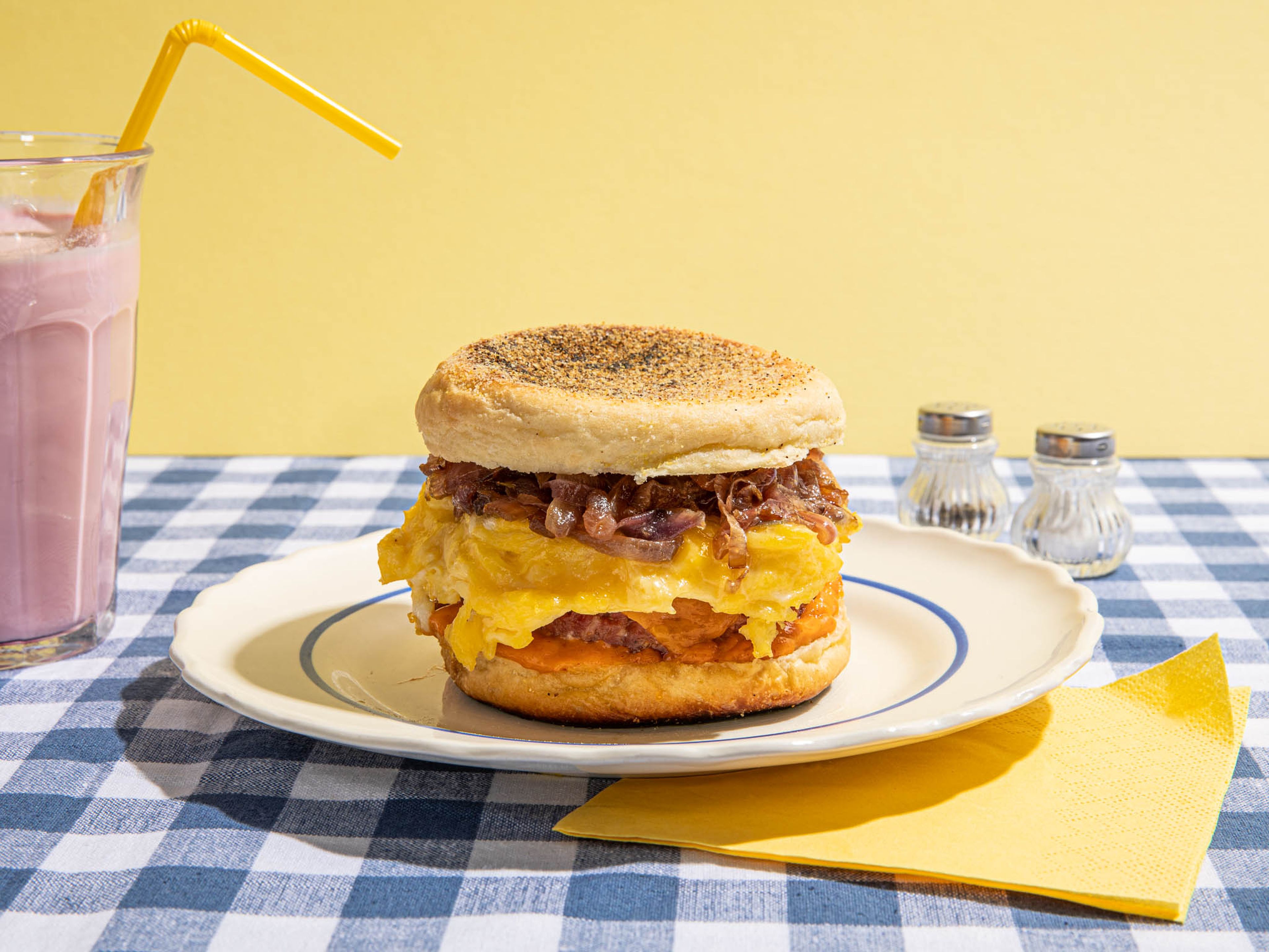 Make the perfect breakfast burger with Ruby, Recipe