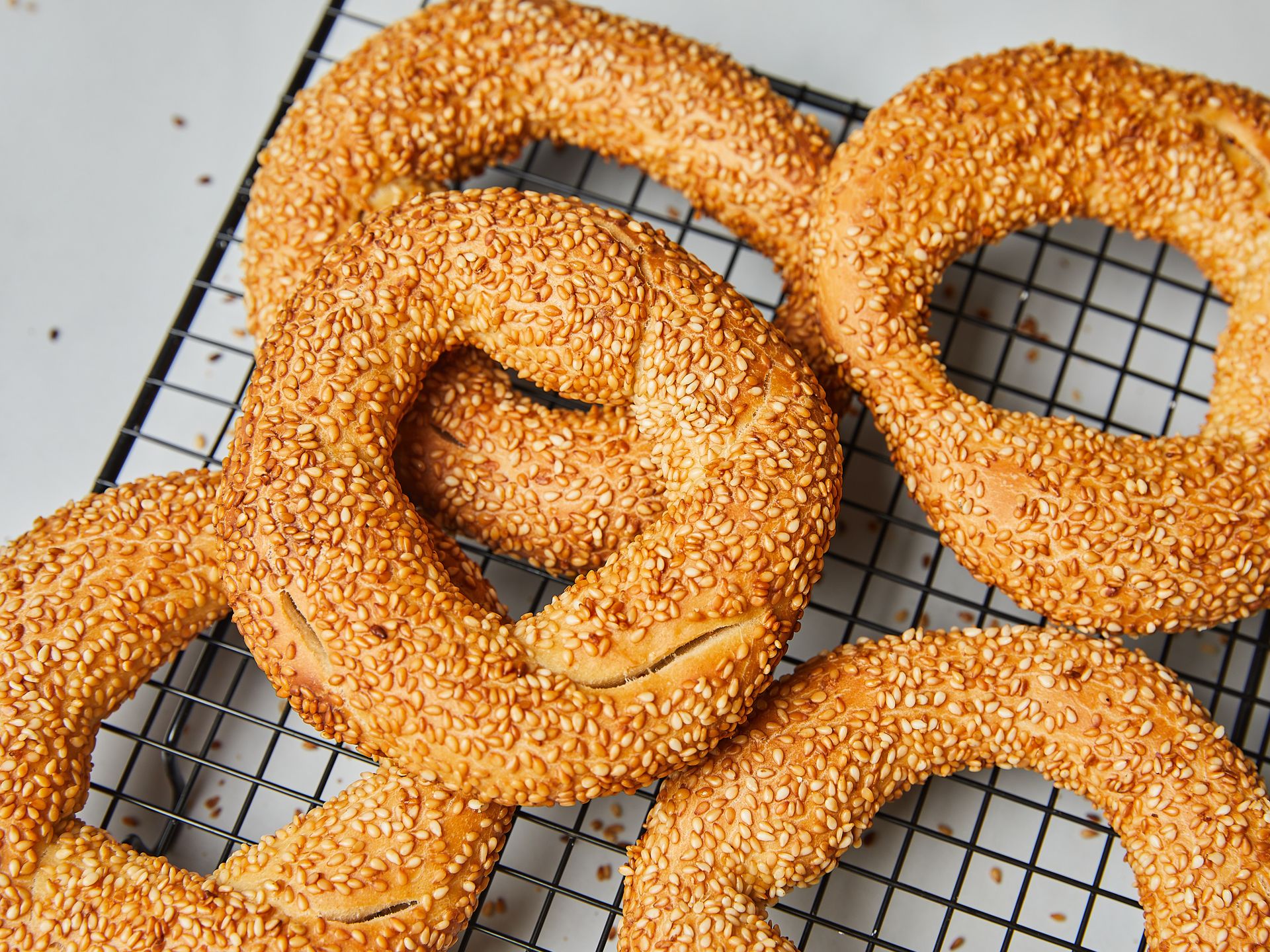 Easy Simit (Turkish sesame bagel)