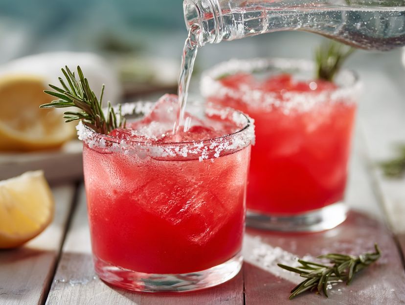 Cranberry-Rosmarin-Limonade