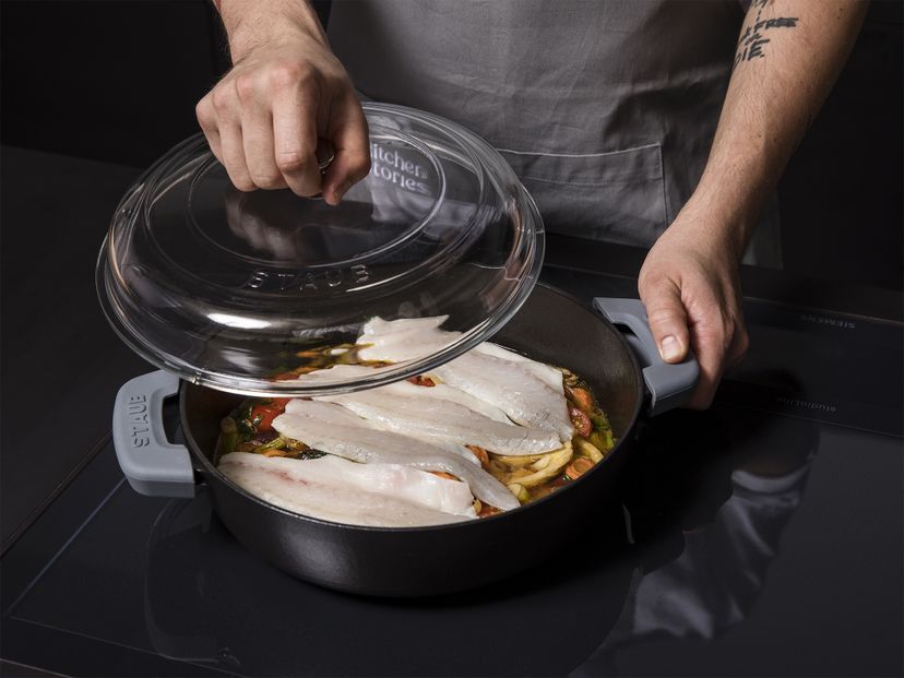 Pesce all’Acqua Pazza (Italian poached fish in “crazy water”) Recipe