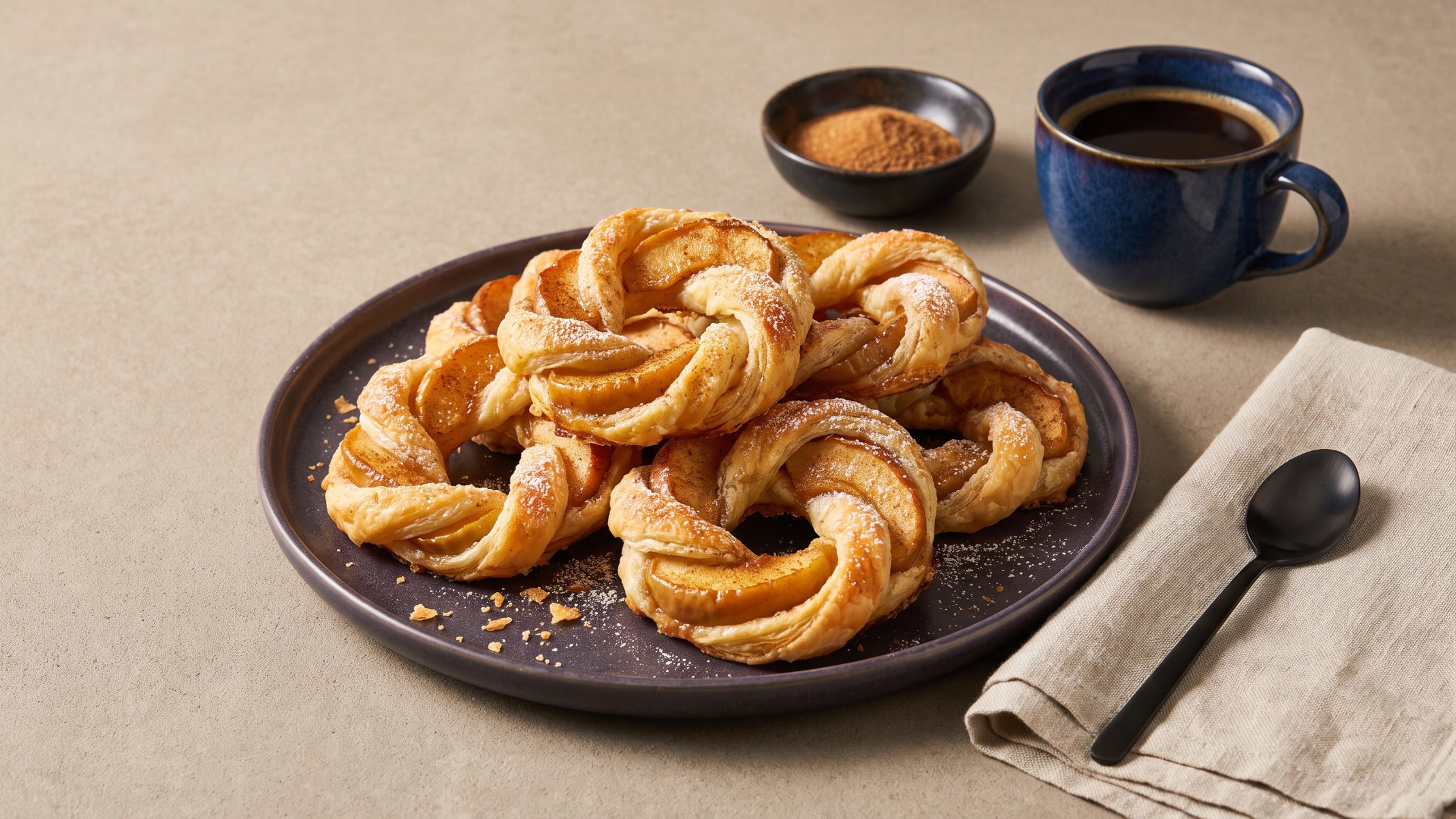 Goldbraune Apfelringe im Blätterteig: Dein neues Lieblingsdessert aus dem Airfryer