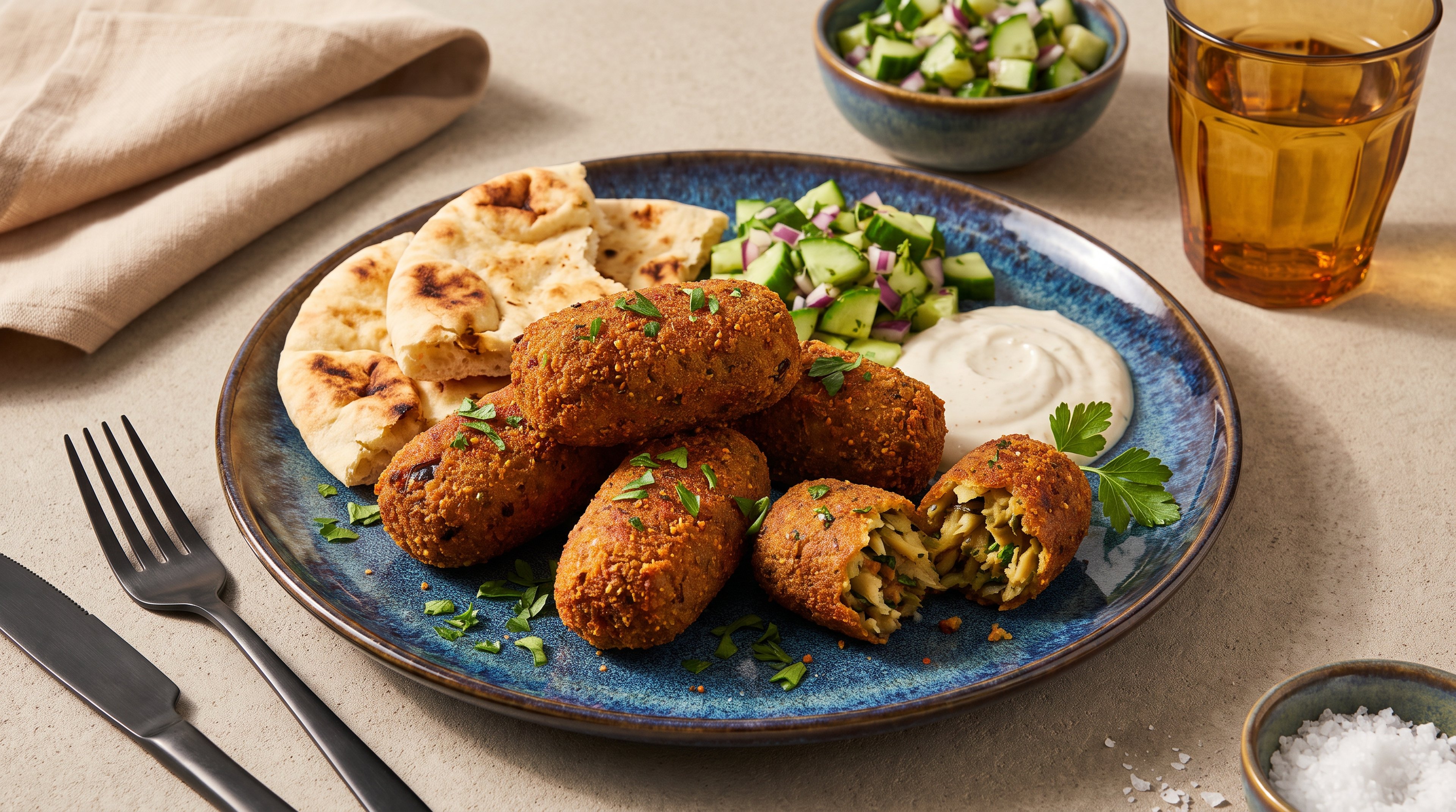 Würzige vegane Auberginen-Köfte für deinen nächsten Mezze-Abend
