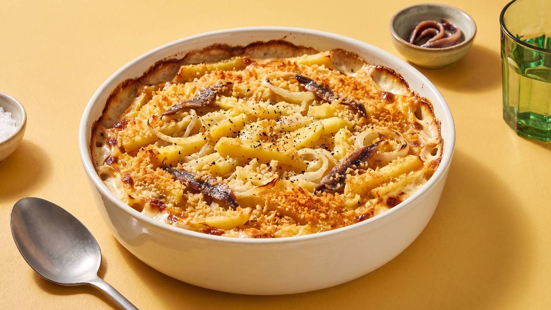 Janssons Frestelse ist der ultimative schwedische Kartoffelauflauf