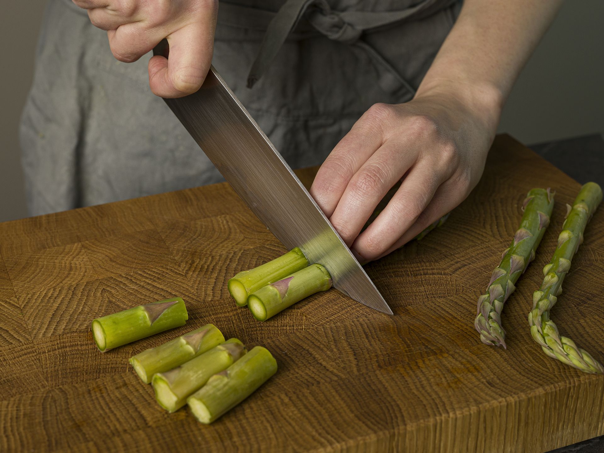 Creamy parmesan polenta with asparagus and broccoli Recipe Kitchen