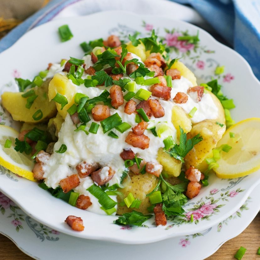 Greek Yogurt Potato Salad (With Lemon)