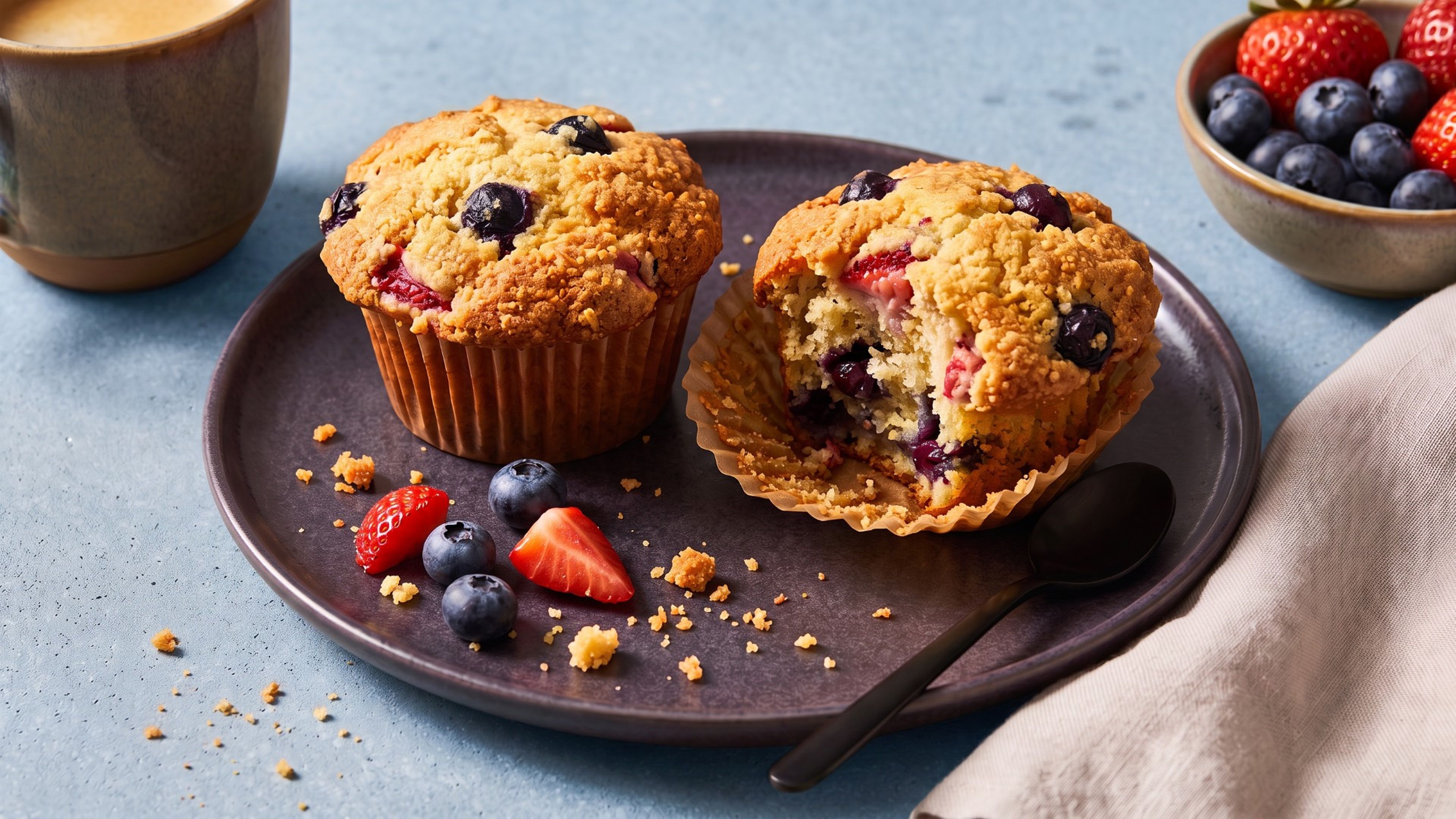 Saftige Grieß-Joghurt-Muffins: für den perfekten Start in den Tag