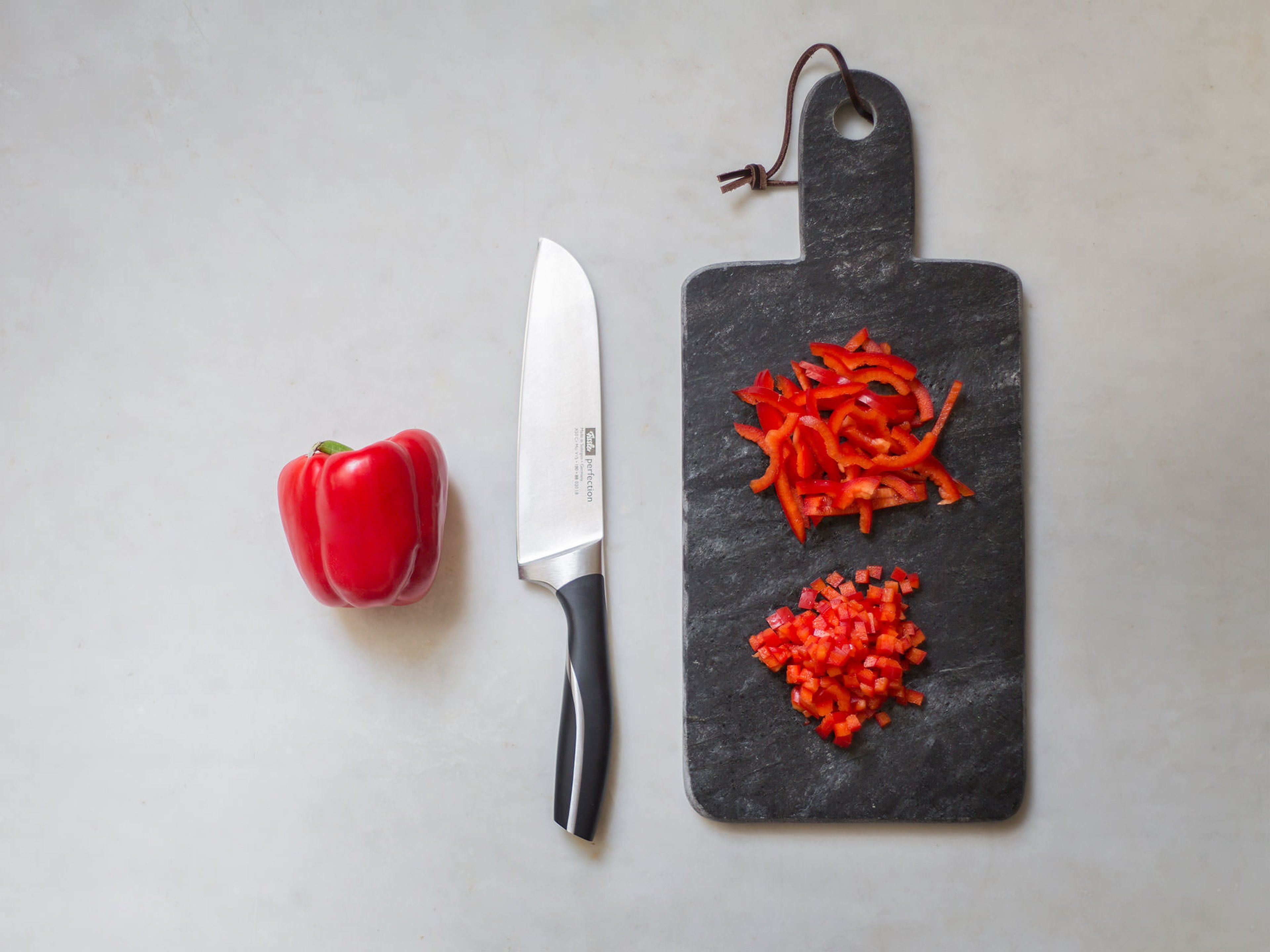 How to cut a bell pepper