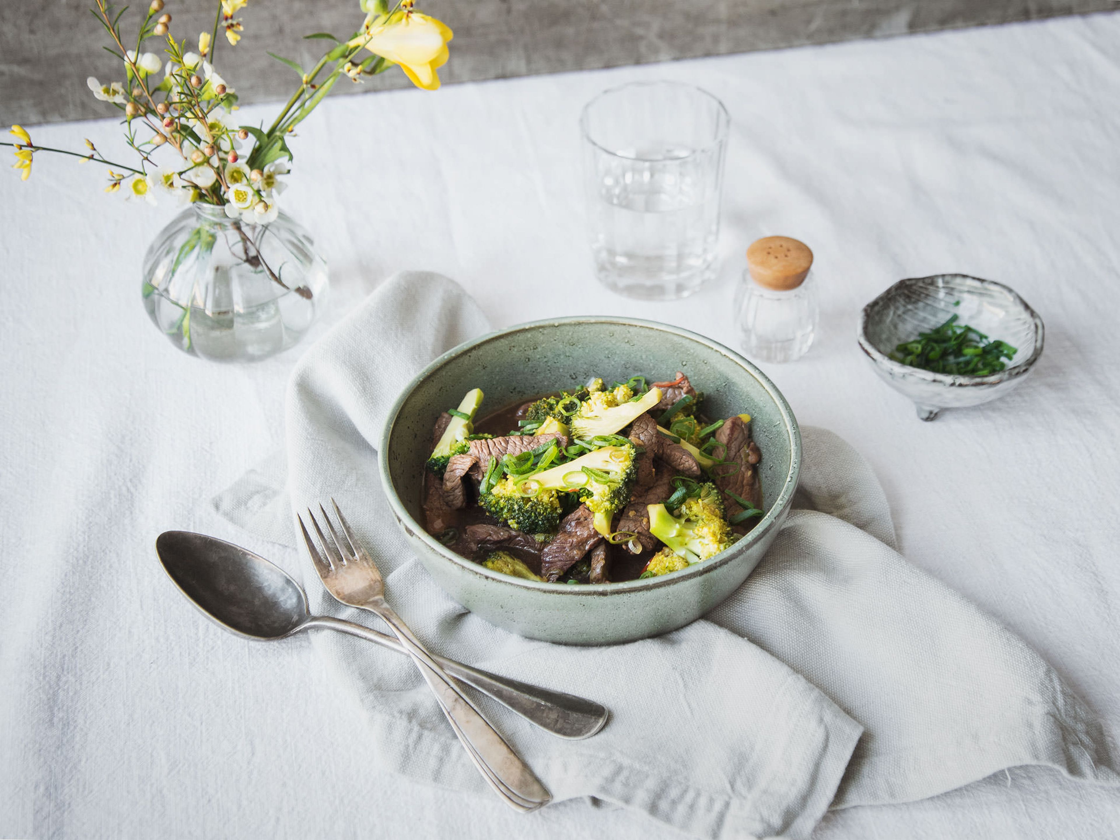 Beef and broccoli stir-fry