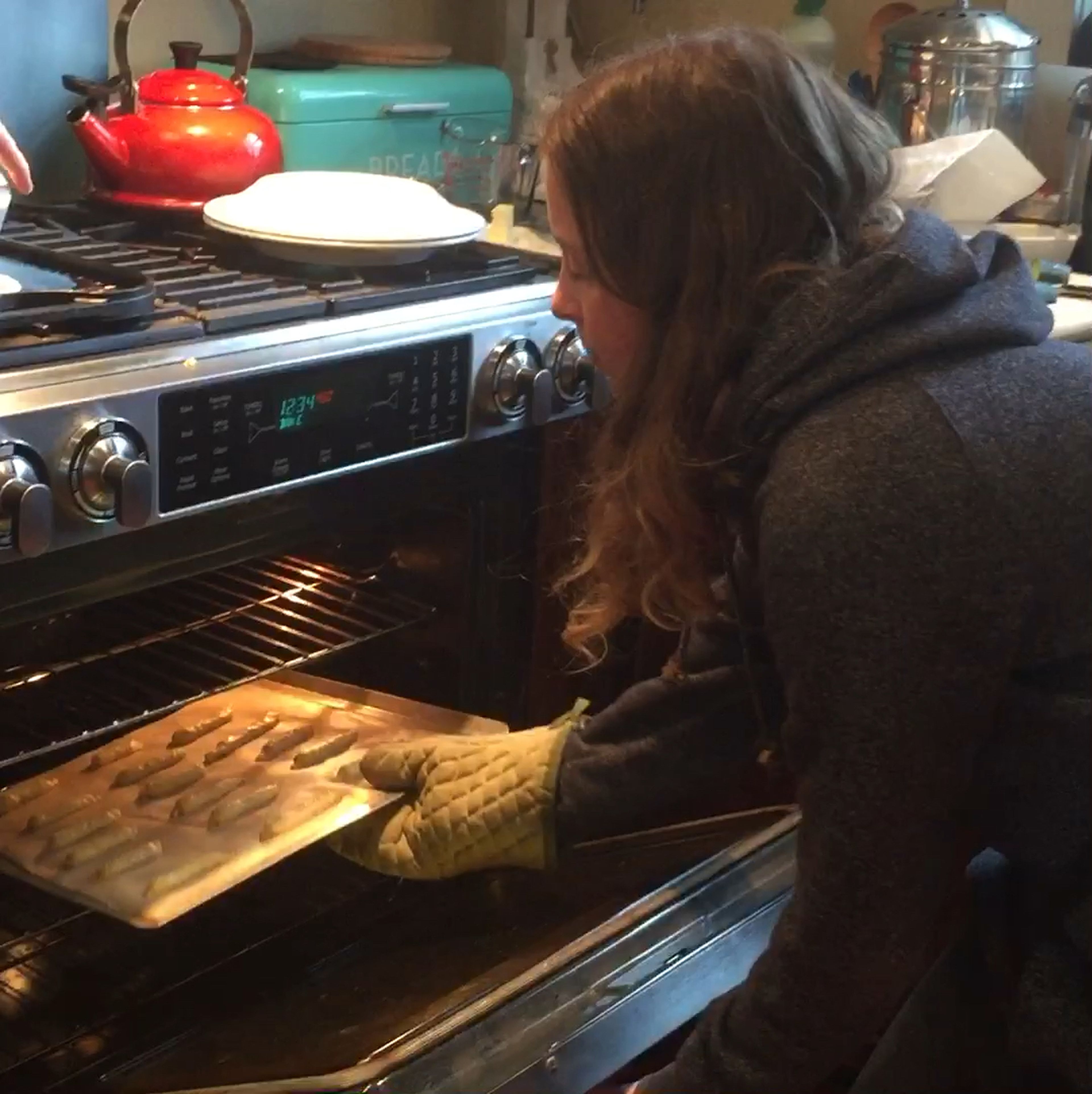 Bake at 400 degrees Fahrenheit for 30 minutes.