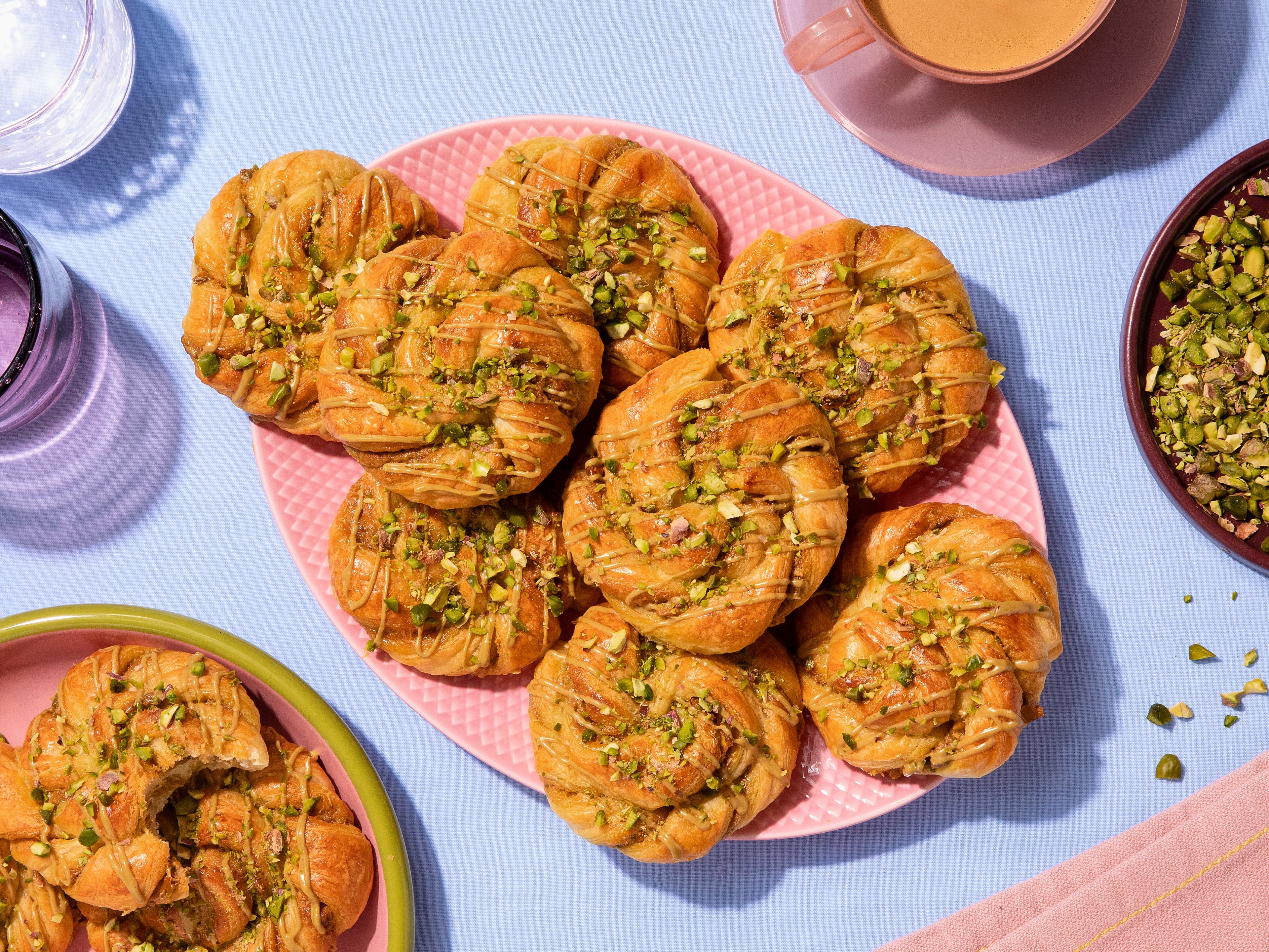 Buttrig-knusprige Pistazien-Nester