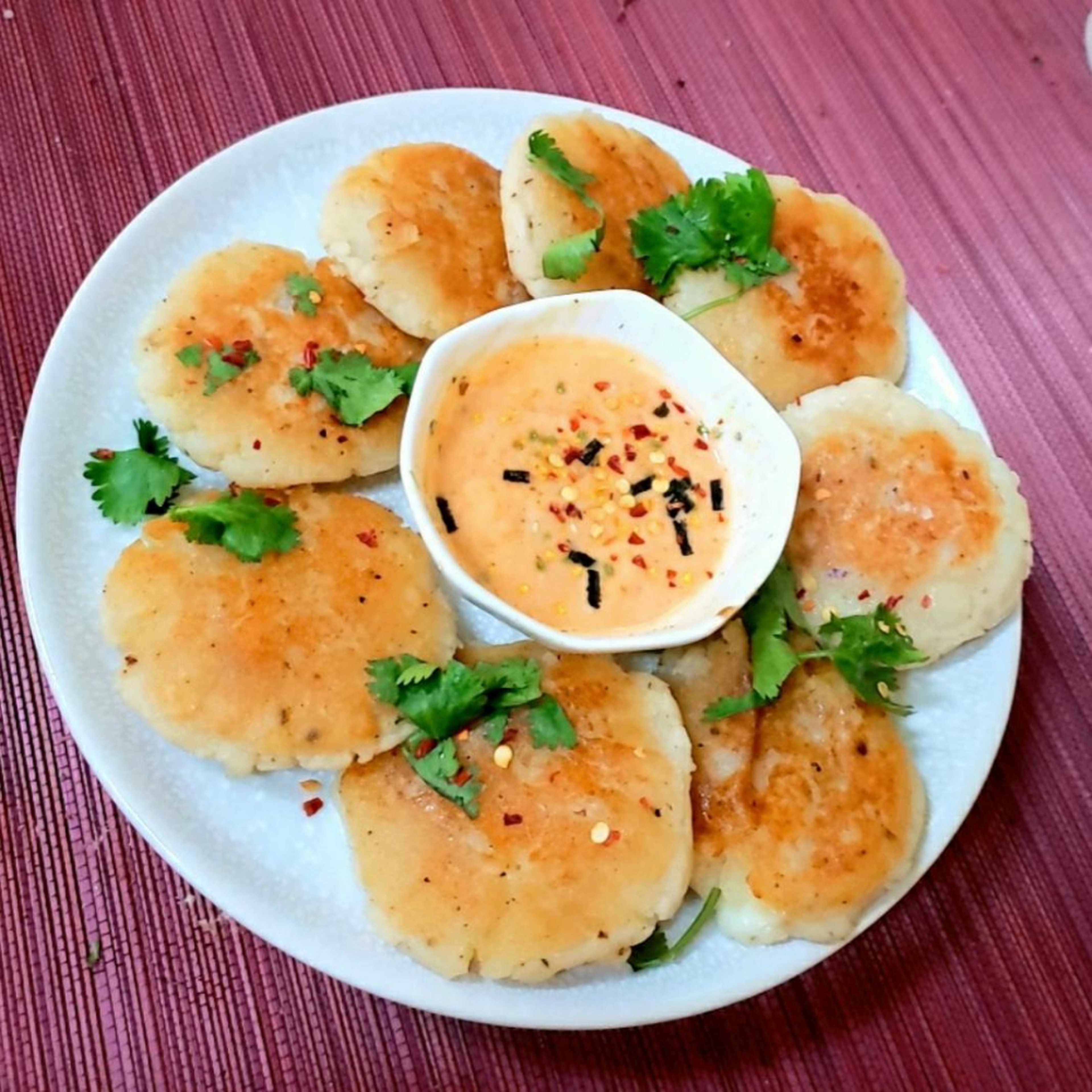 Potato cheese pancakes