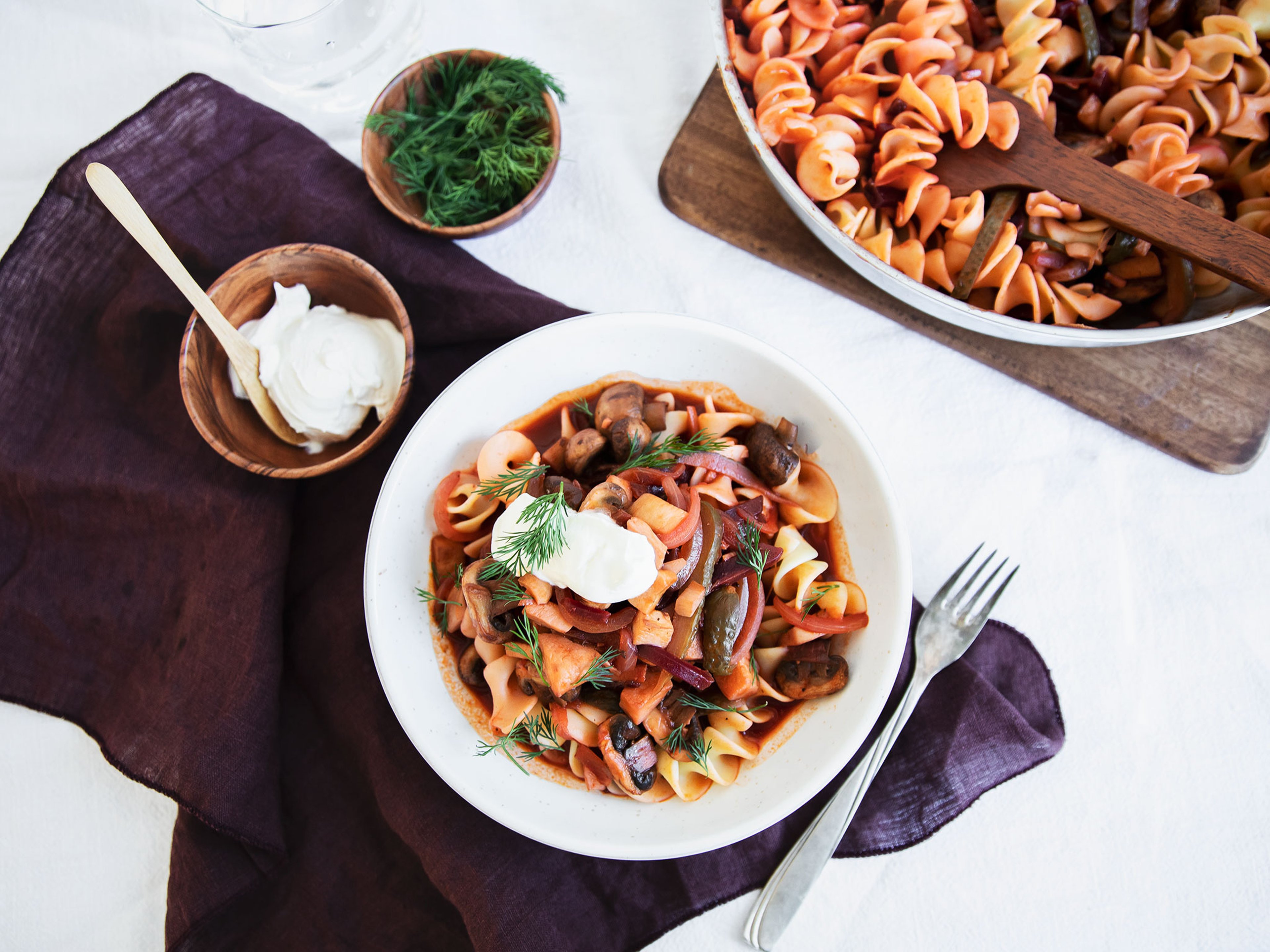 Mushroom Stroganoff