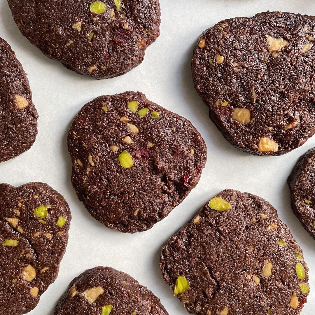Festive chocolate slice and bake cookies | Recipe | Kitchen Stories