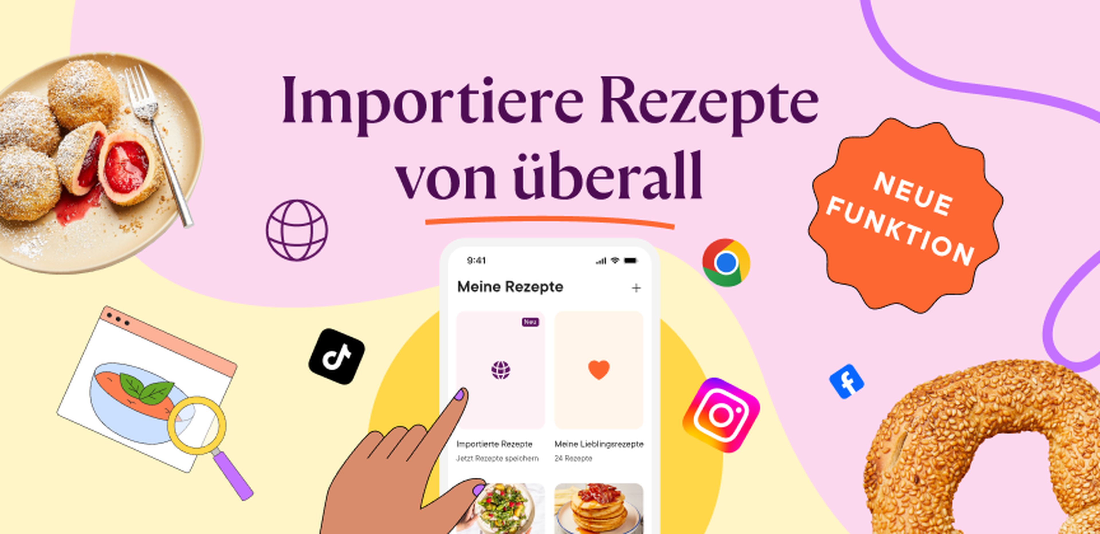 JETZT NEU: Deine Rezepte, ‍alle an einem Ort!