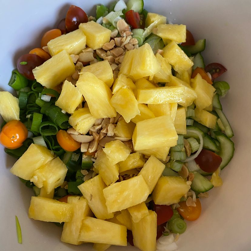 Gurken-Ananas-Salat