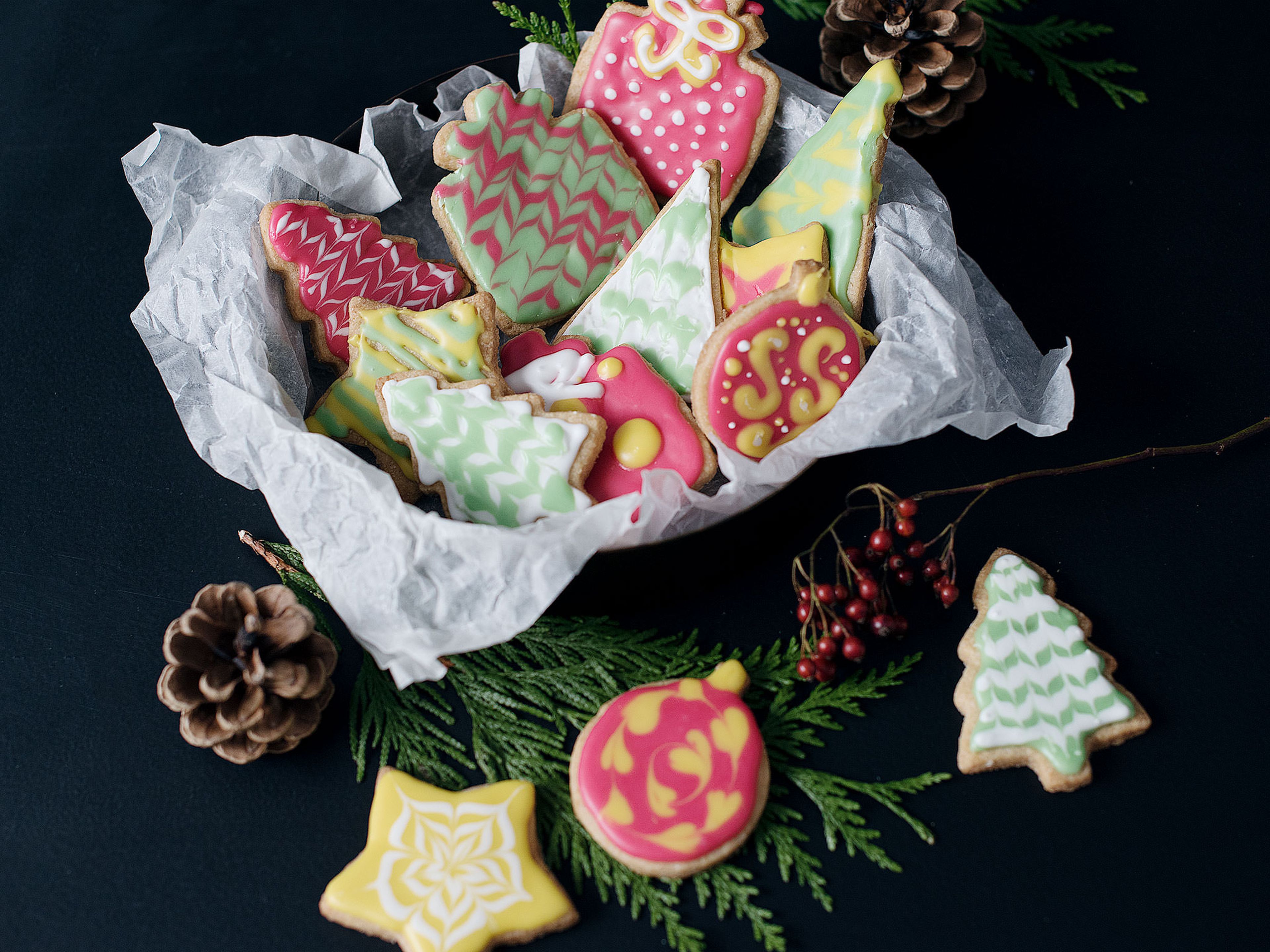 Christmas cut-out cookies