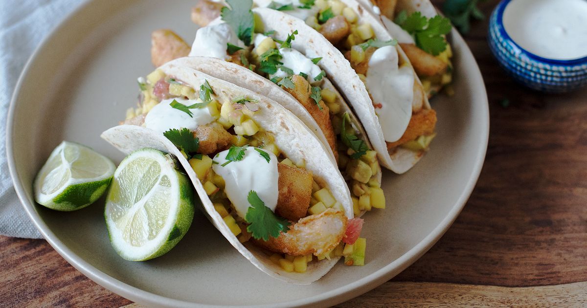 Fish tacos with grapefruit salsa | Recipe | Kitchen Stories