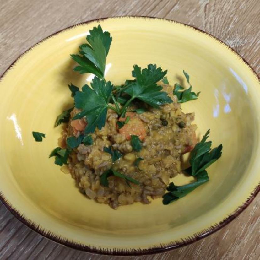 20 Minuten Linsy con Carne