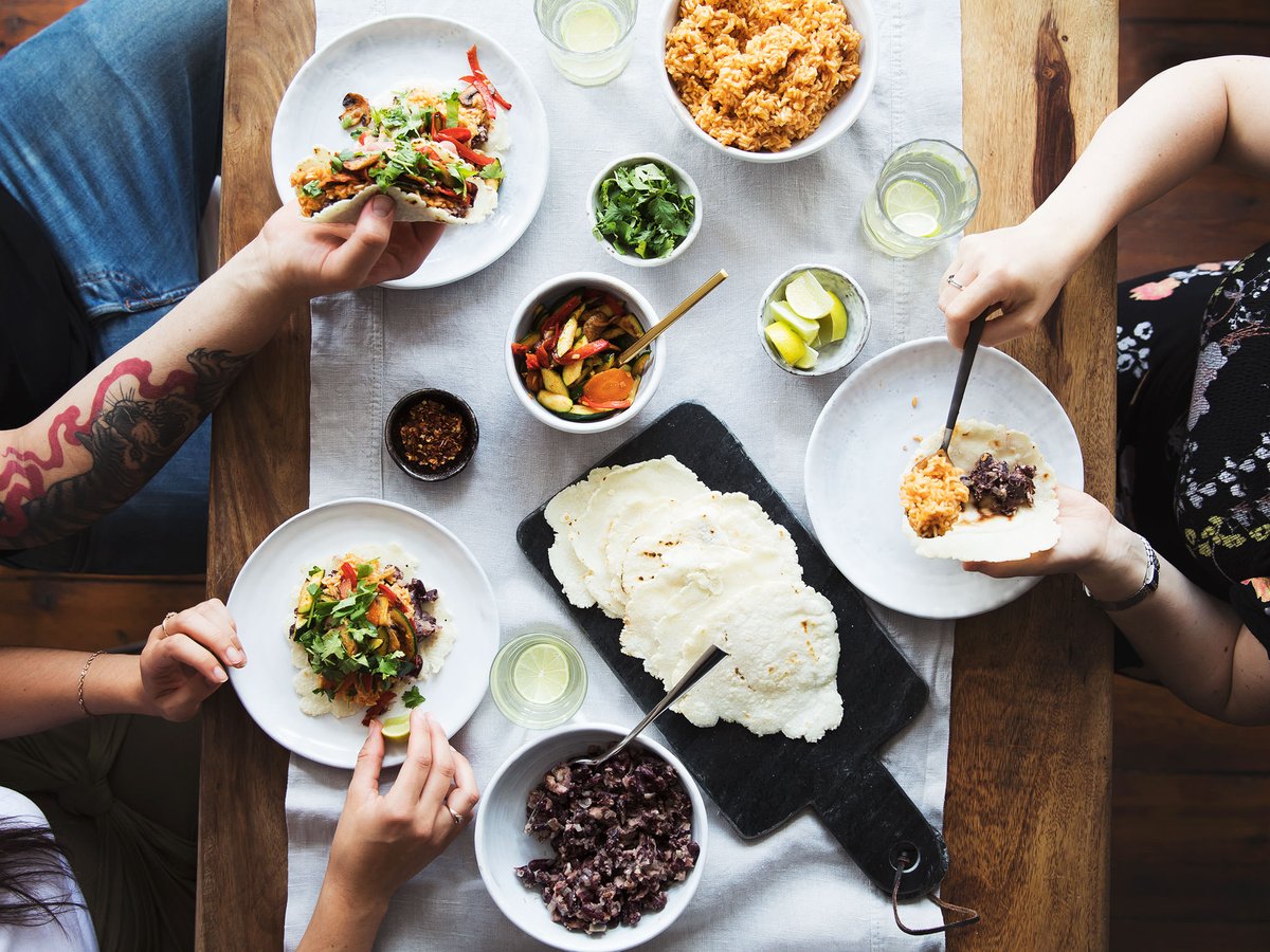 Bean and Vegetable Tacos with Homemade Tortillas | Stories | Kitchen ...