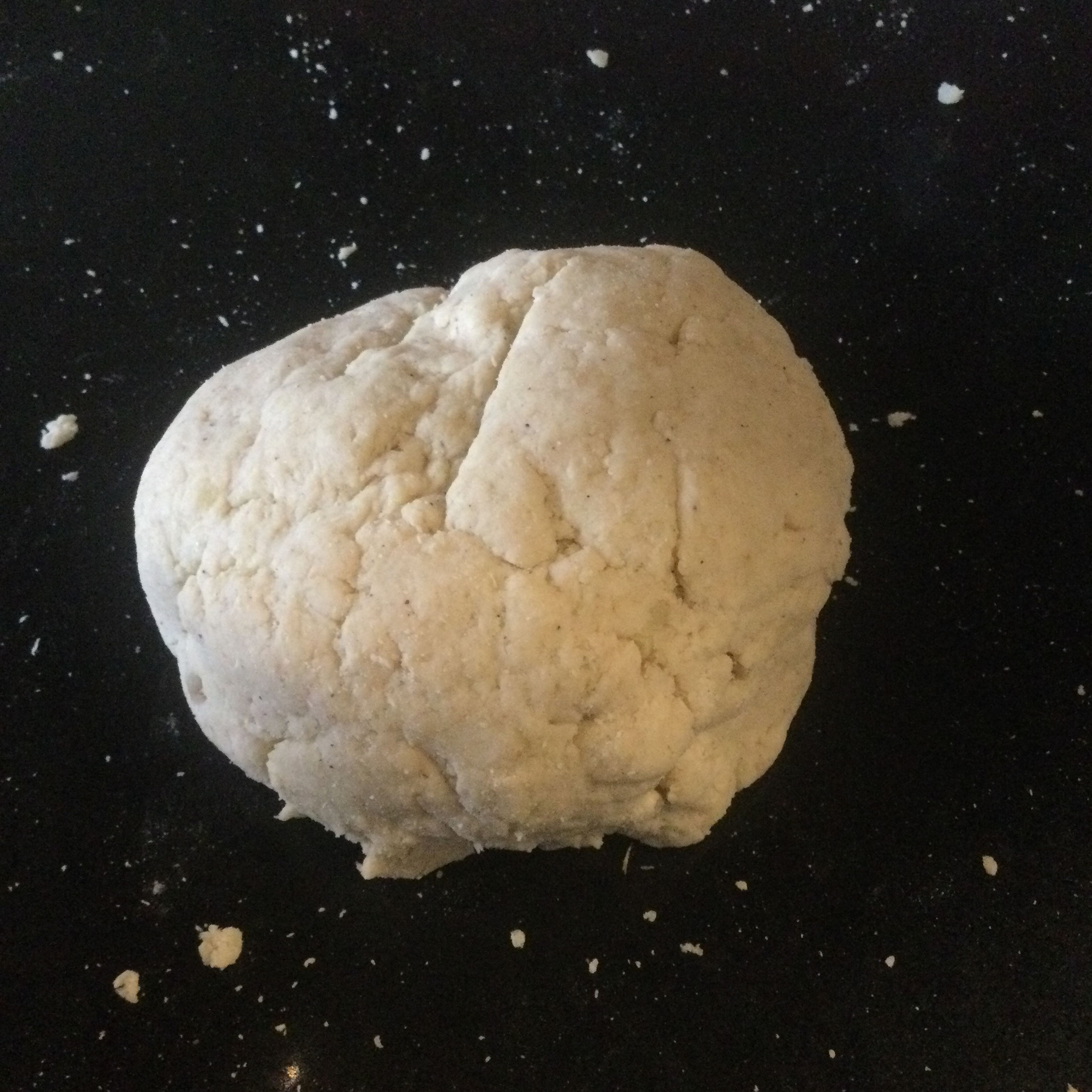 Knead the dough for a few seconds. Roll out to 15 cm round and transfer to a oiled baking sheet