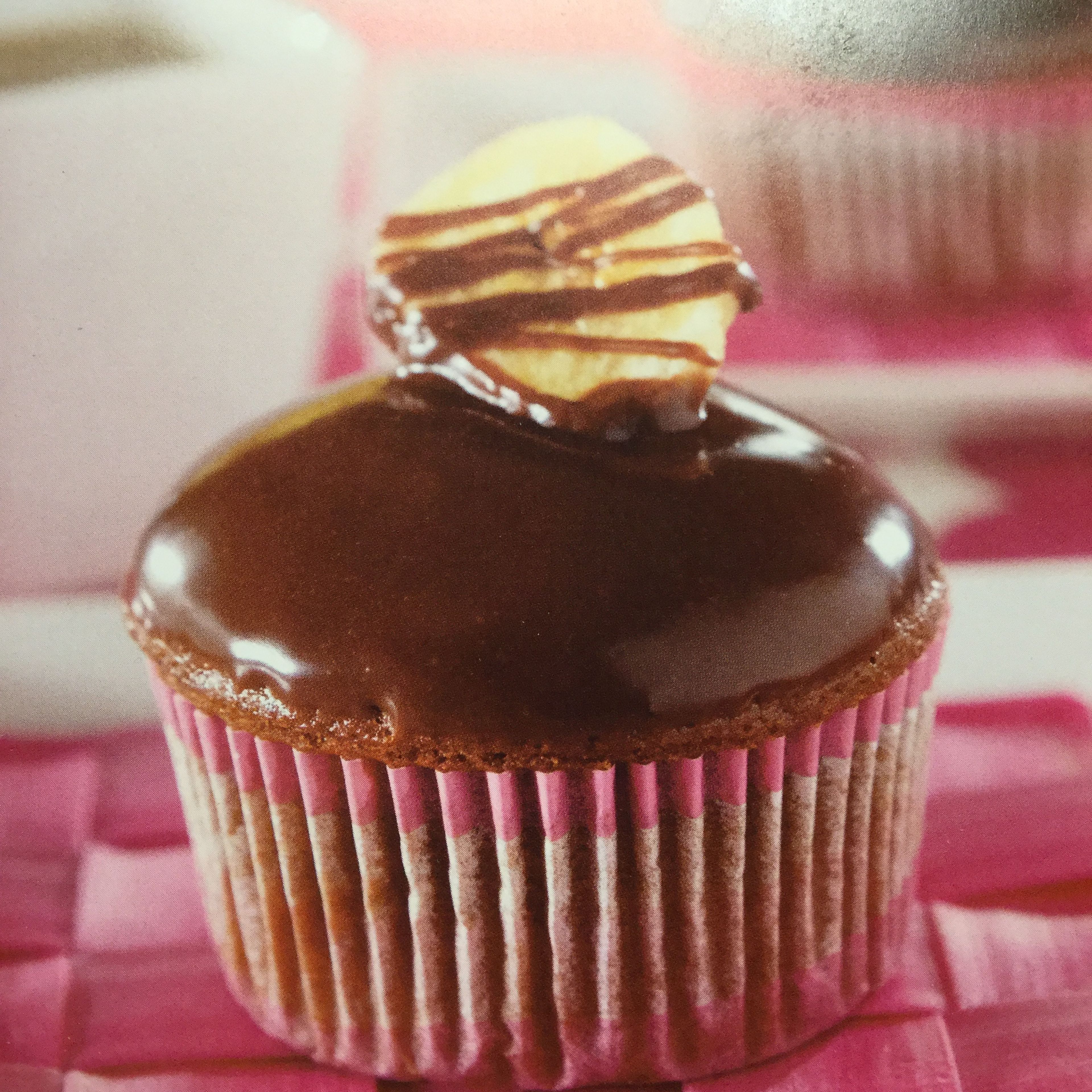 Chocolate banana cupcakes