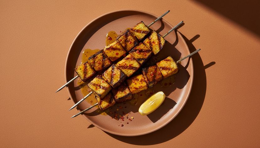 Mach saftige Auberginen-Spieße vom Grill für dein nächstes BBQ