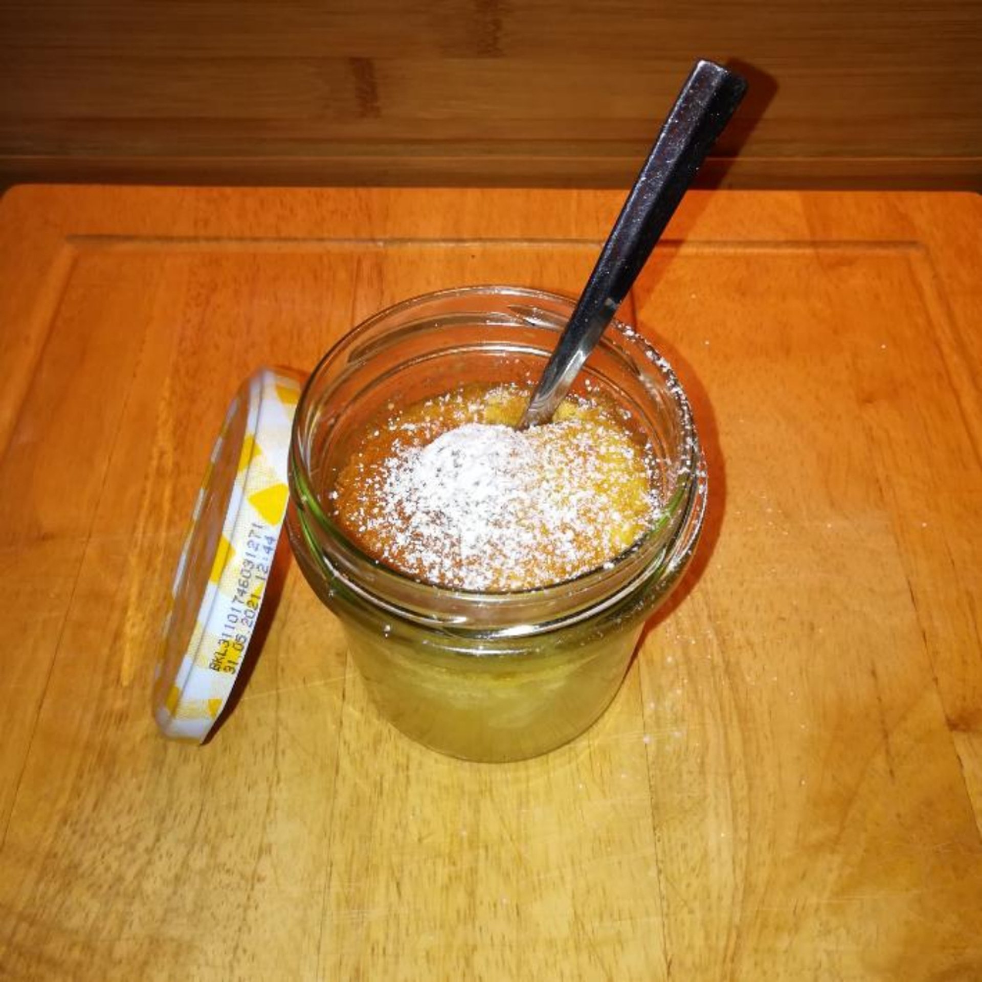 Käsekuchen (dreh dich um Kuchen) im Glas | Rezept | Kitchen Stories