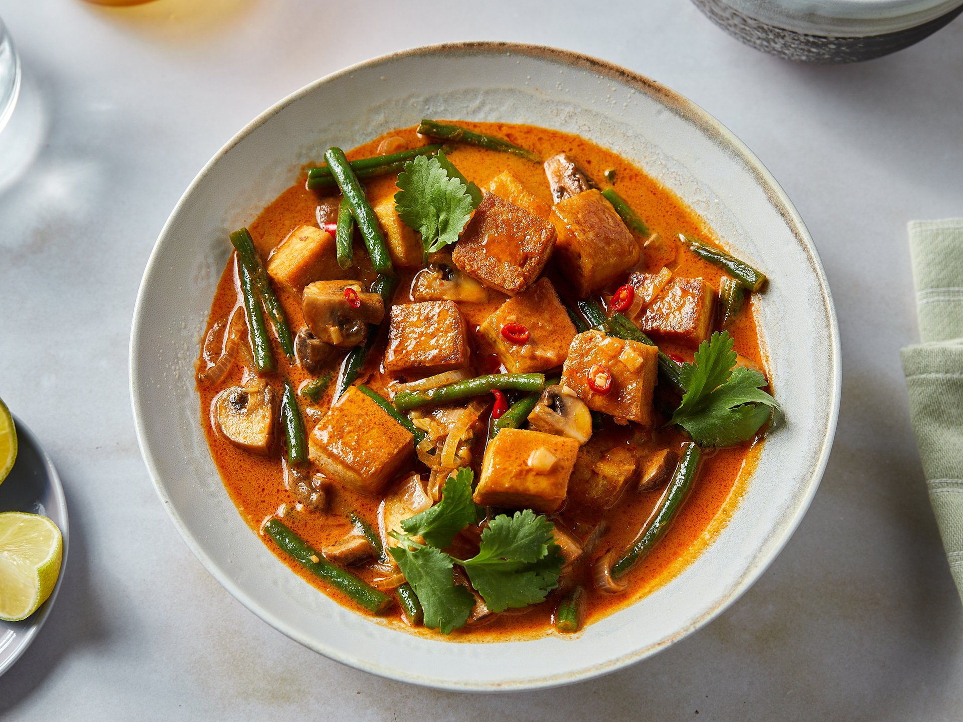 Rotes Curry mit Tofu nach ThaiArt Rezept Kitchen Stories
