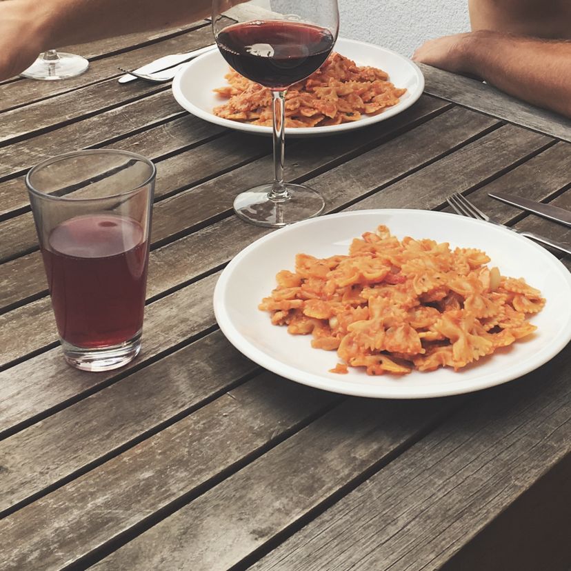 Pasta al salmone (Lachsnudeln)