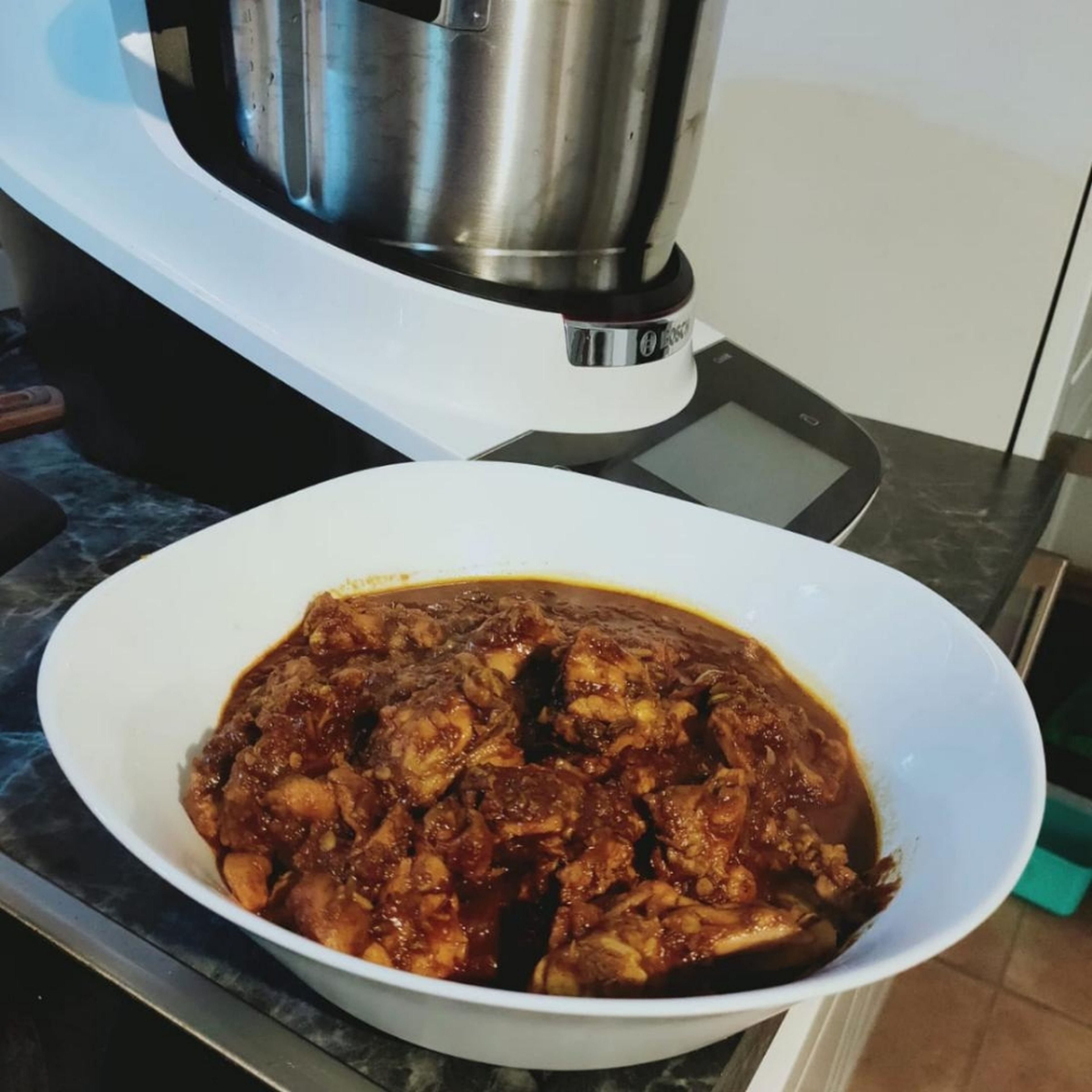 Hähnchencurry (mit dem Cookit)