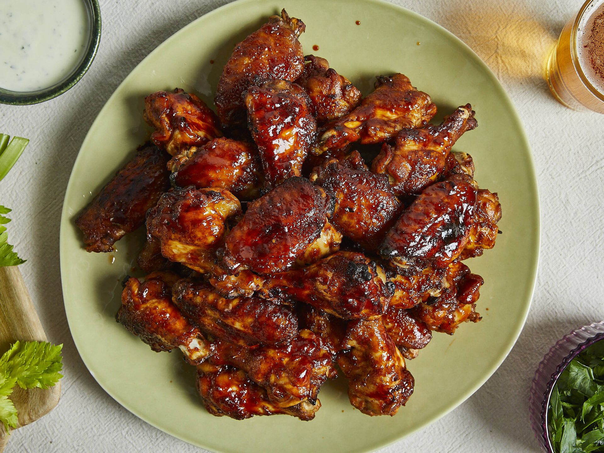Oven baked chicken wings