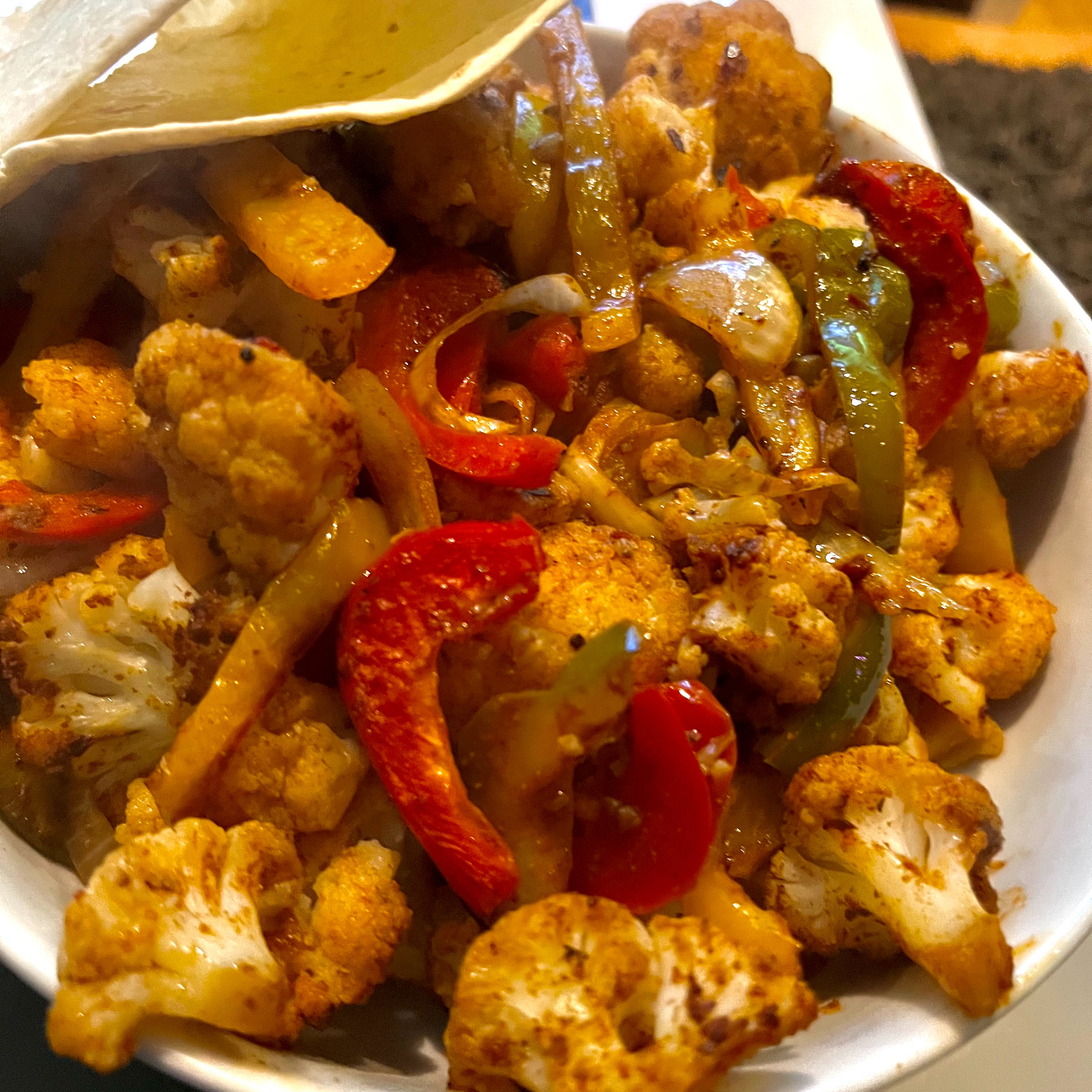 Cauliflower Fajitas