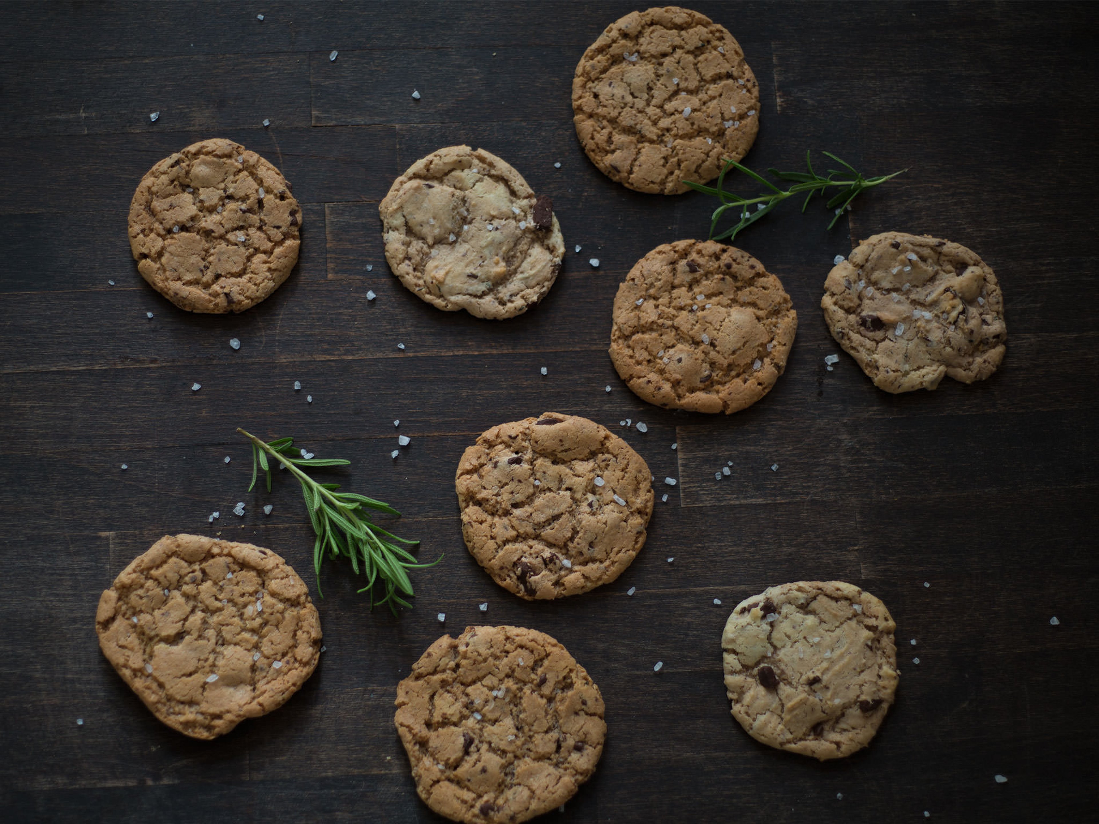 Rosemary chocolate chip cookies