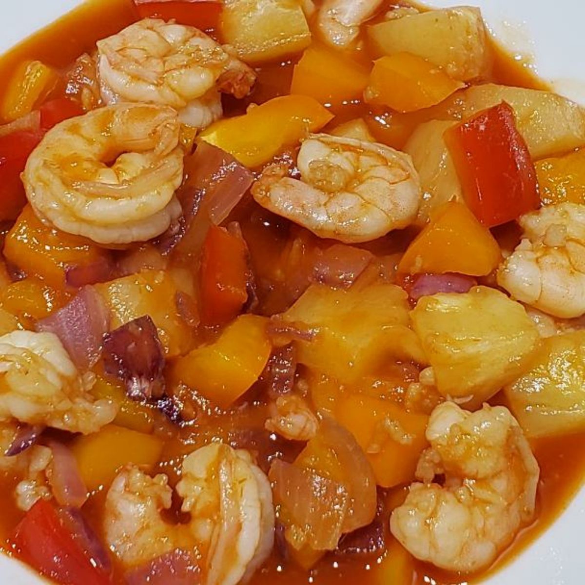 sweet and sour shrimp | Recipe | Kitchen Stories