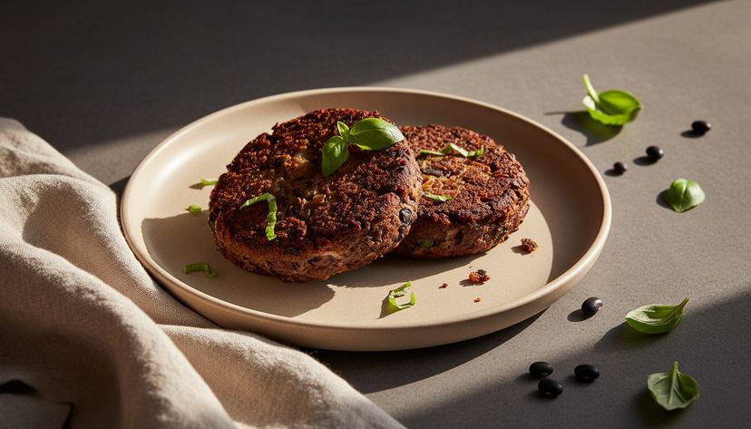 Herzhafte Frikadellen aus schwarzen Bohnen für deinen nächsten Burger