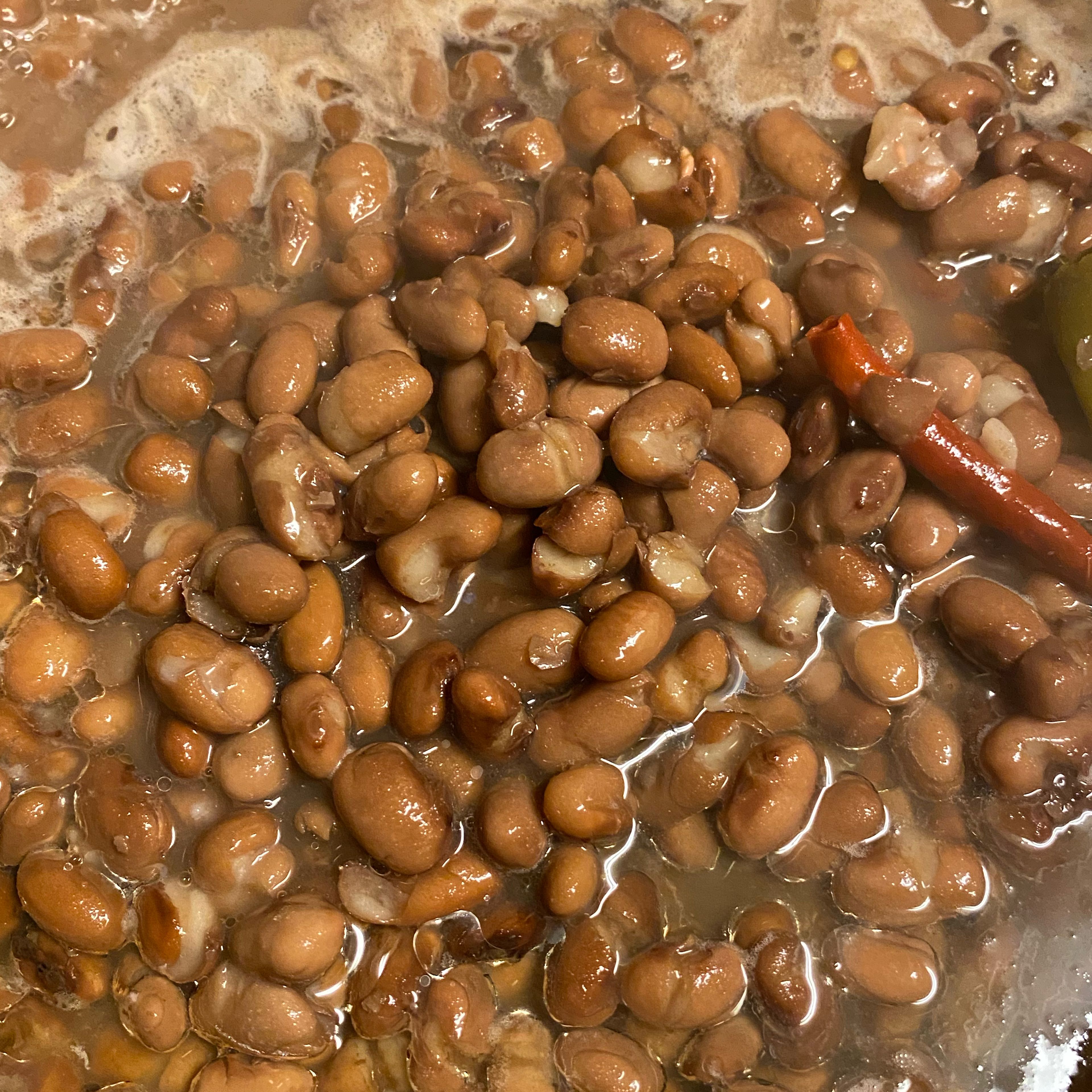 Taste the salt and check the amount of broth, if everything is good to you by now, they’re ready! Eat some right away! Let them cool before refrigerate them. Beans also freeze beautifully. You won’t need to buy can beans anymore! These are the staple of Mexican Cuisine!