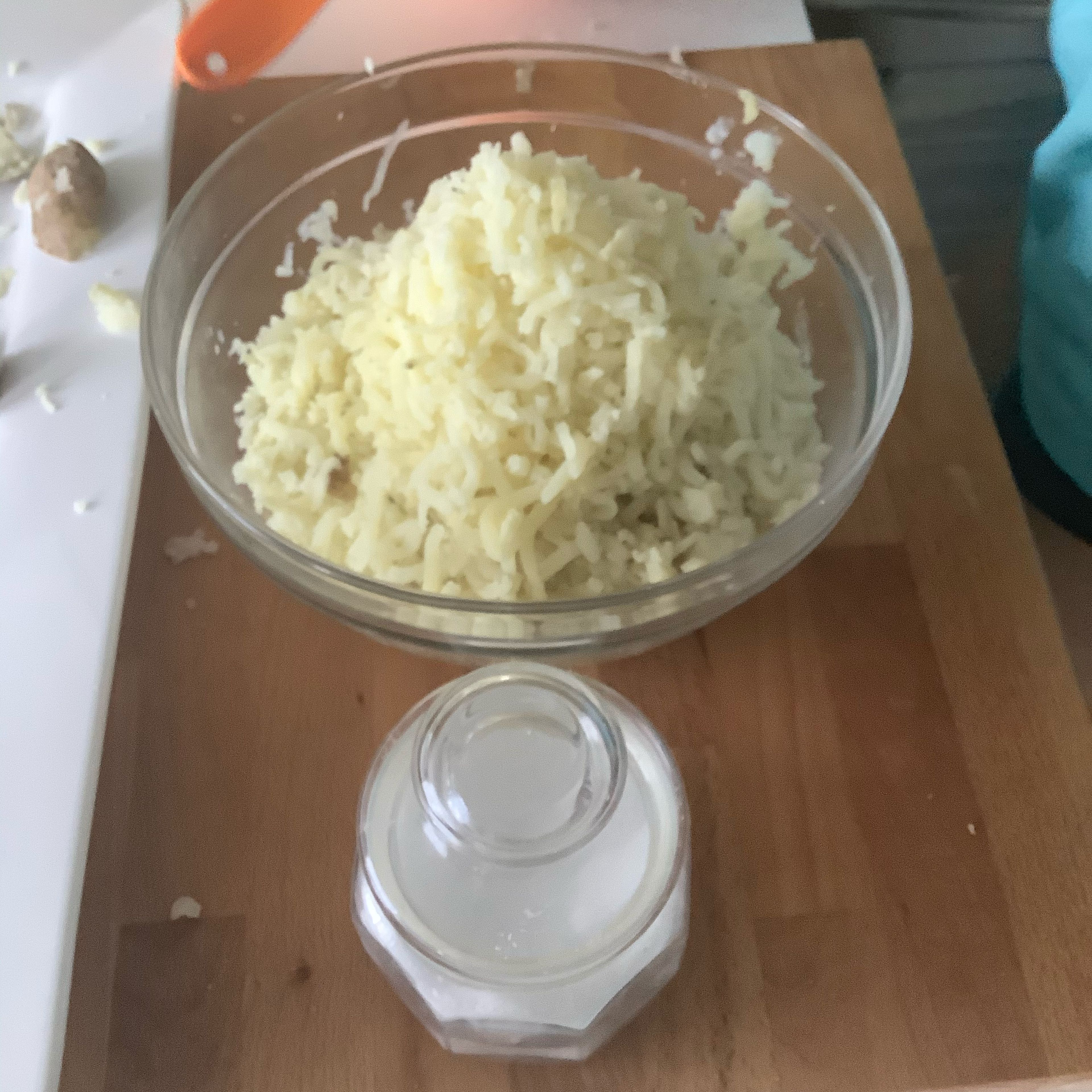 Add salt to the bowl