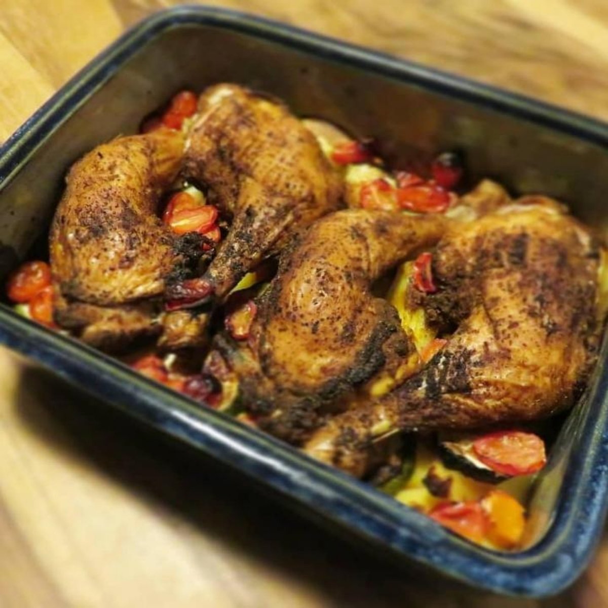 Hühnerschenkel mit Gemüse Rezept Kitchen Stories