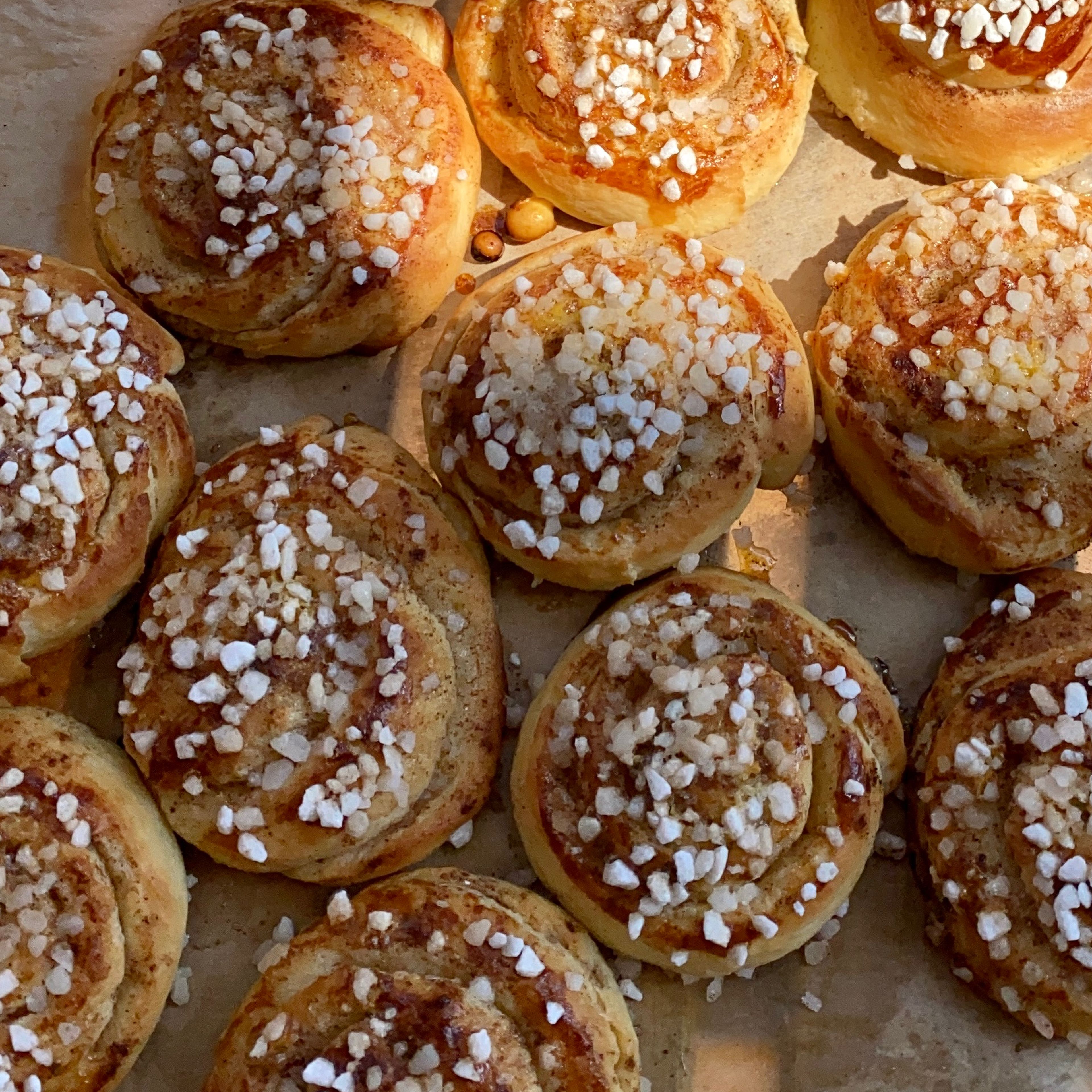 Kanelbullar (schwedische Zimtschnecken)