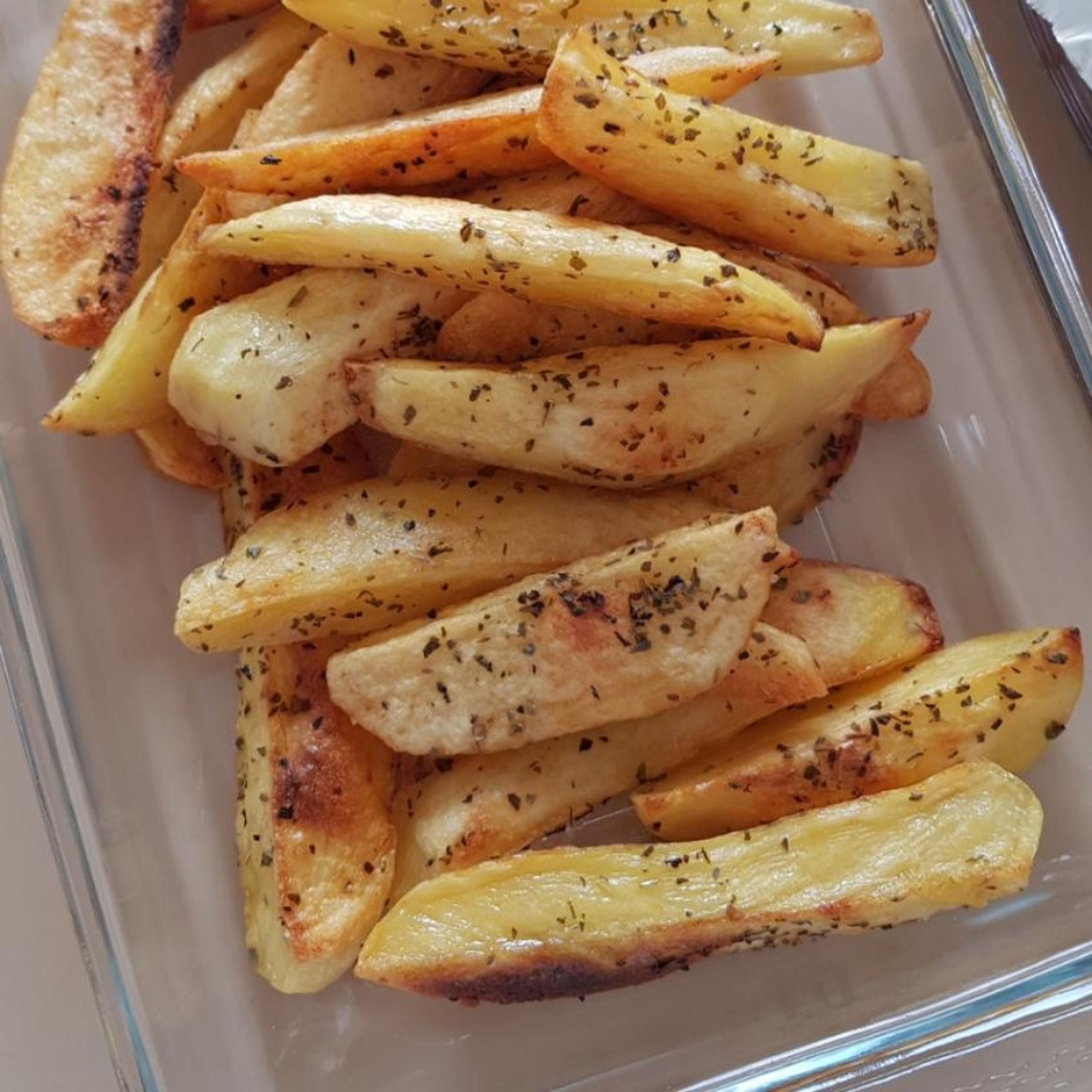 Baked potatoes with Oregano