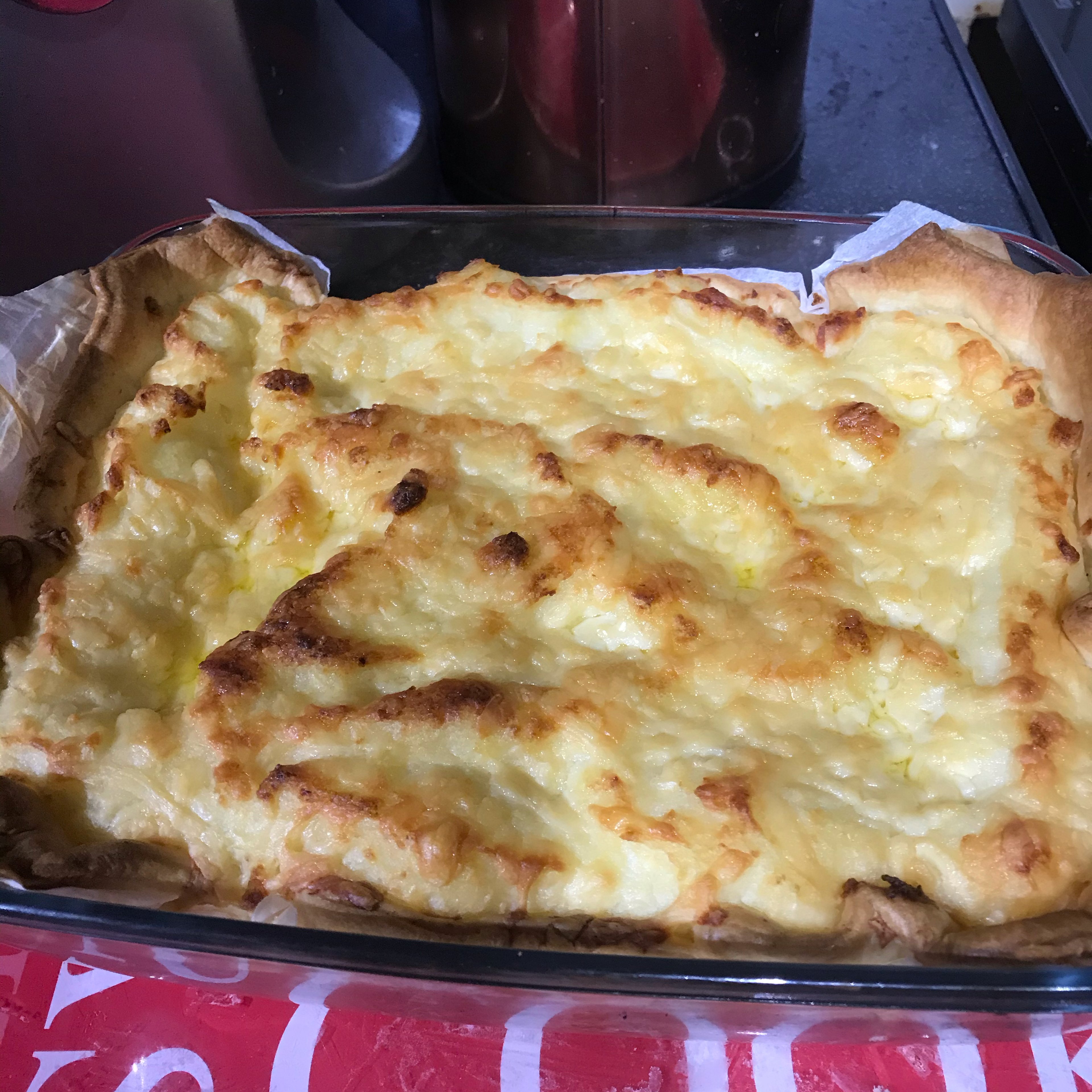 Mum’s cheese and potato pie