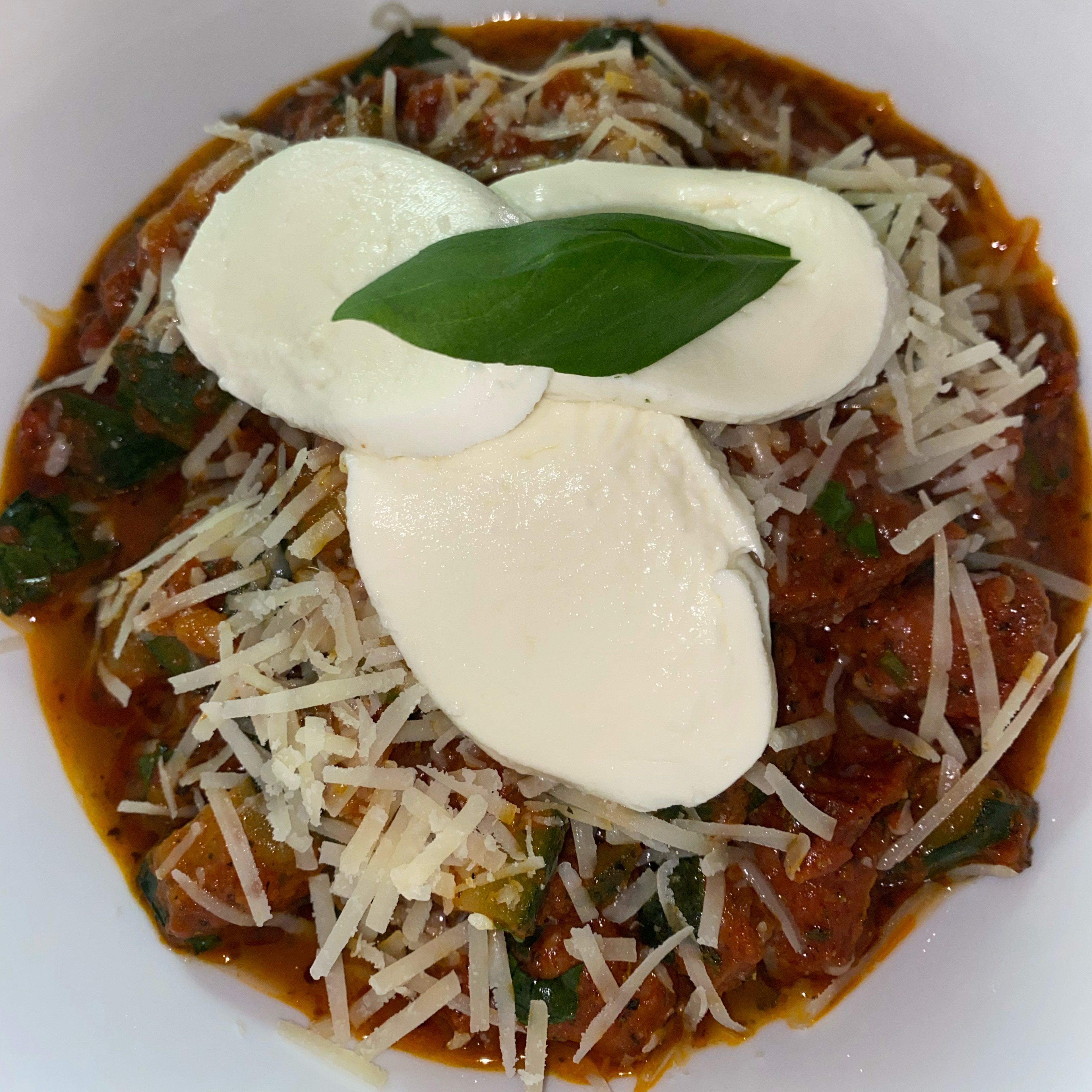 Zucchini mit Salsiccie