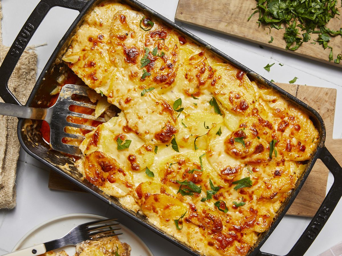 Hamburger potato casserole | Recipe | Kitchen Stories
