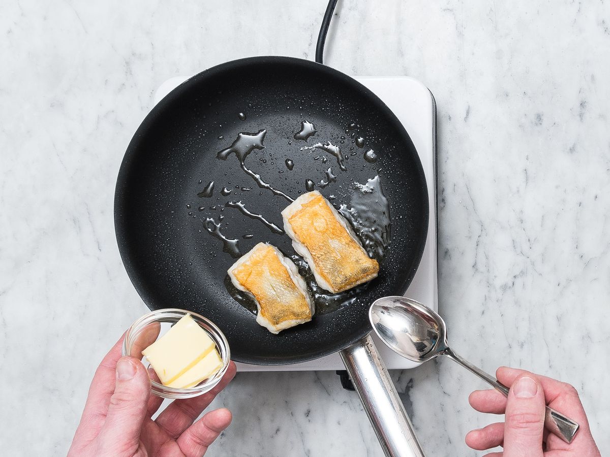 Zanderfilet mit Linsengemüse | Rezept | Kitchen Stories
